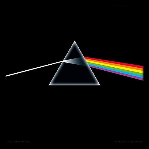 Pink Floyd Dark Side of The Moon - Album con cornice, in MDF, multicolore, 32 x 32 x 1,5 cm