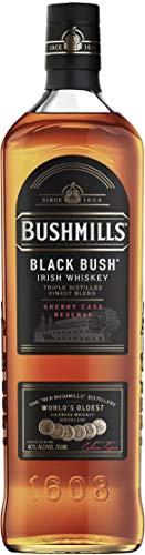 Bushmills Black Bush - Whiskey irlandese, gusto intenso e profondo con note legnose. Bottiglia da 70cl, vol.40%