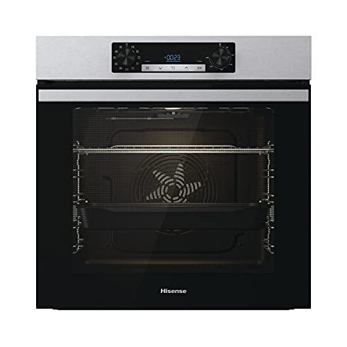 Hisense BI62216AX, Forno Multifunzione ventilato, Cavità XXL 77L, Pulizia Acqua Clean, 11 funzioni di cottura, Funzione pizza 300°C, Cottura AirFry, Display Led, Comandi Touch, Preriscaldamento Rapido