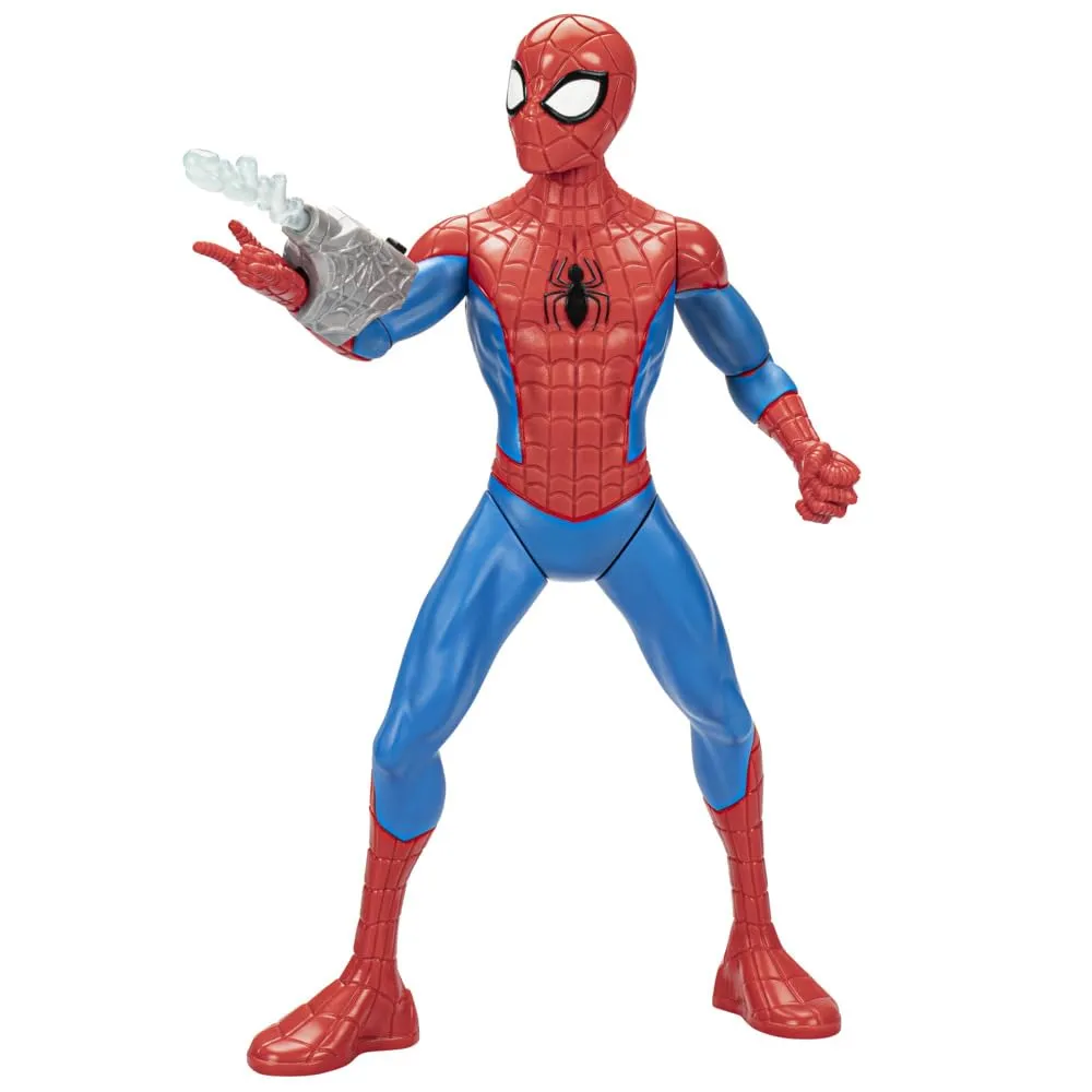 Spider-Man Marvel Thwip Figura de acción, figura de acción a Escala de 13 Pulgadas, Juguetes de superhéroe para niños, a Partir de 5 años, Accesorios de Web Blaster incluidos