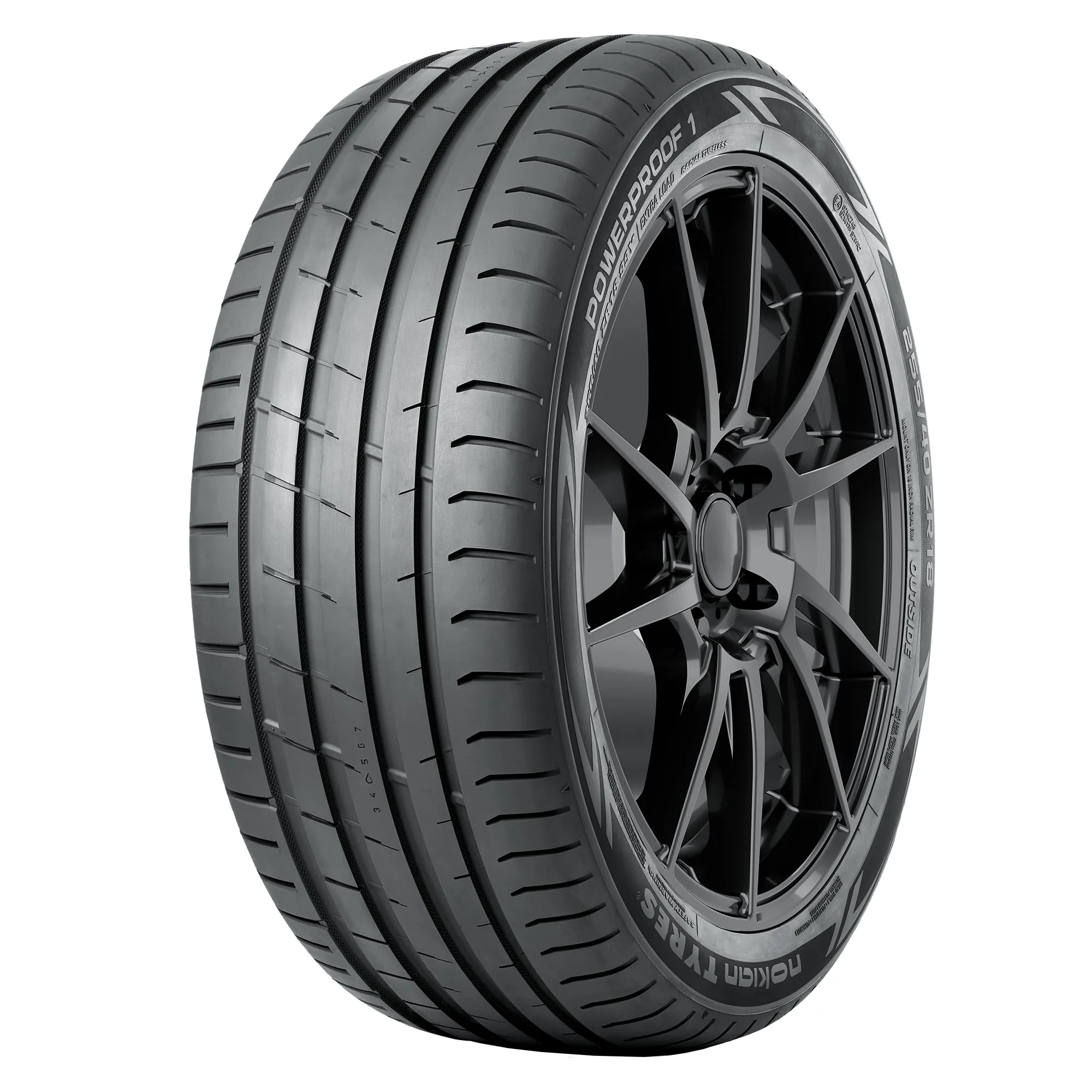 Nokian Tyres Powerproof 1-225/55ZR17 101Y – Pneumatici estivi