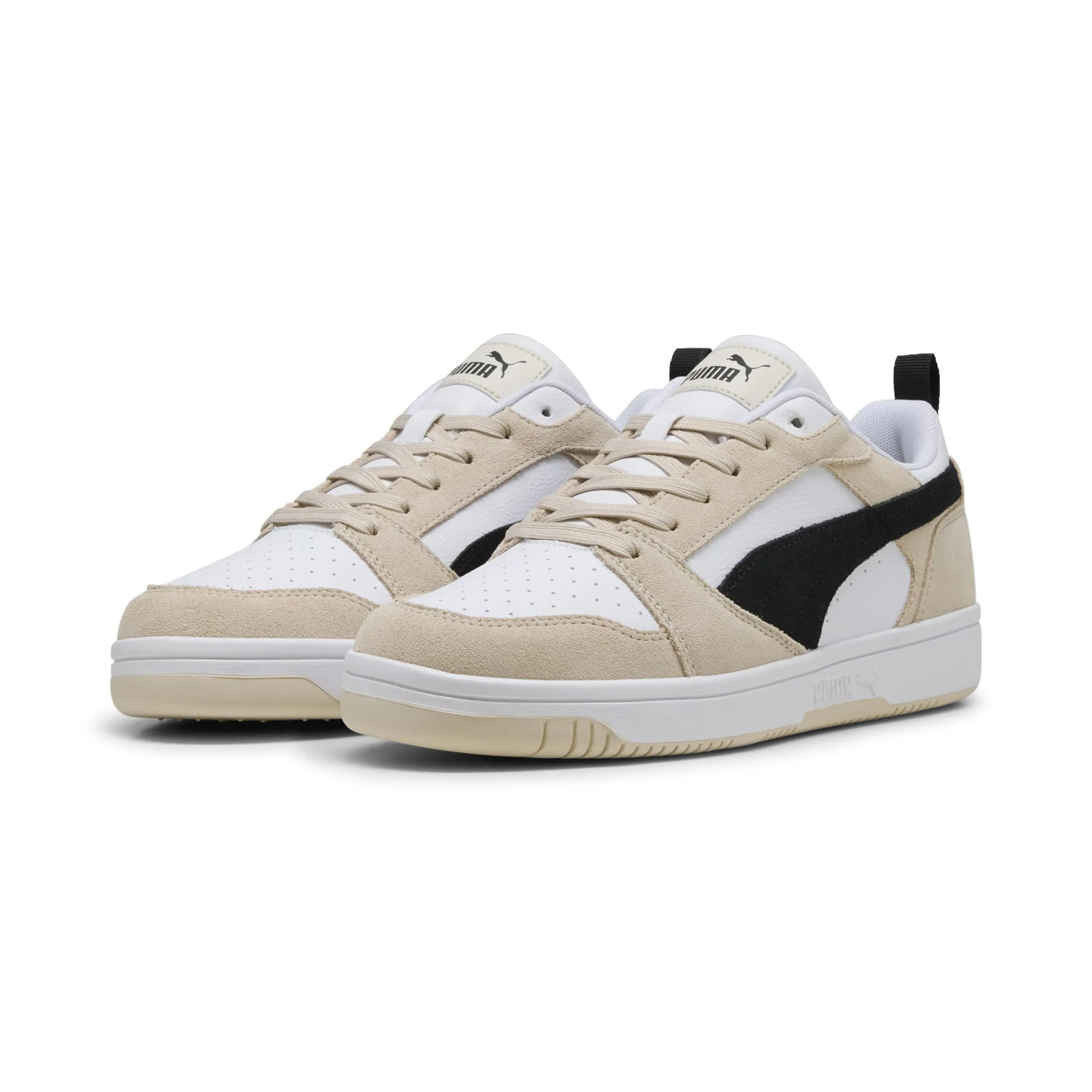 Puma Sneaker Basse Unisex Rebound V6, Alpine Snow Puma Black Puma White, 37 EU