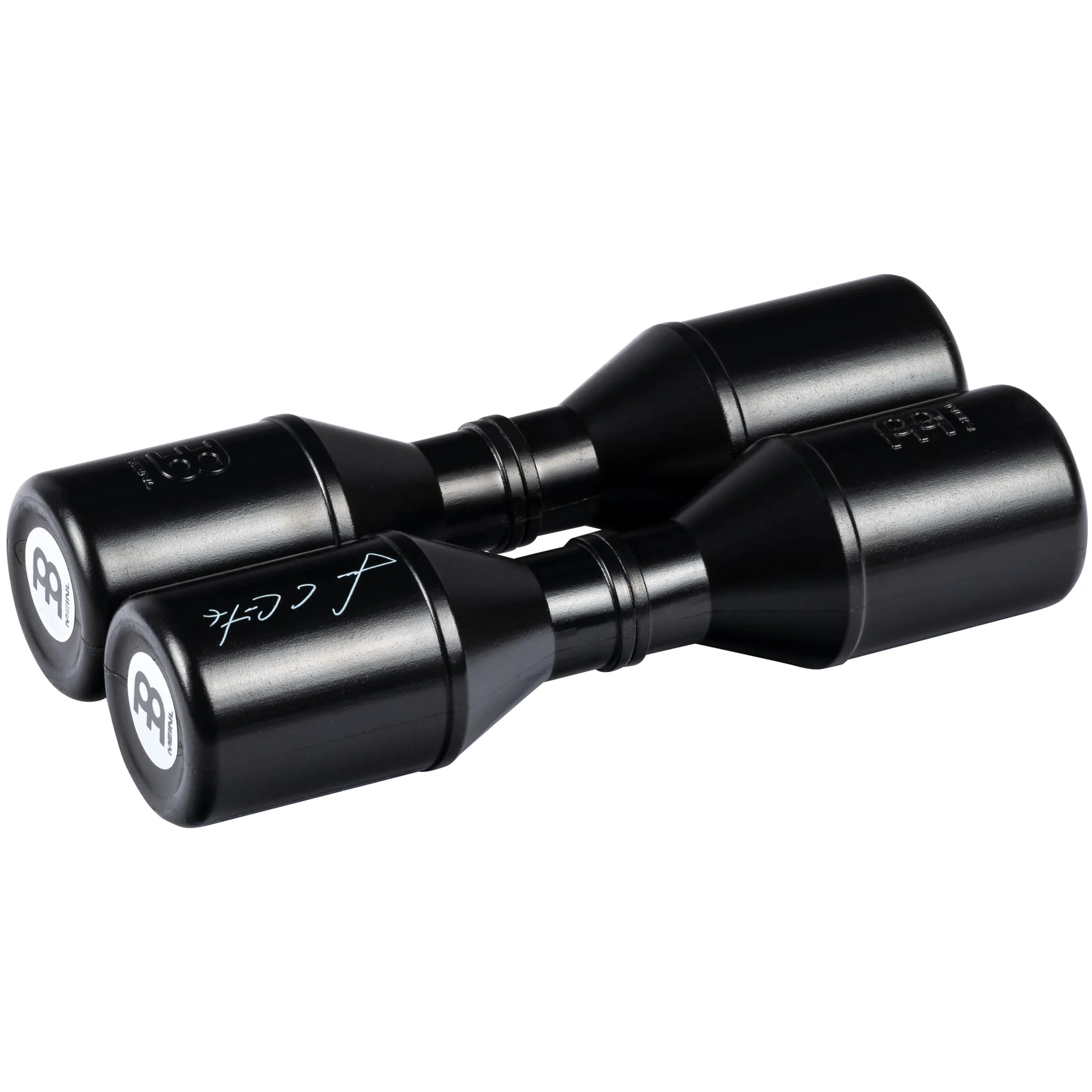 Meinl Percussion Shaker Luis Conte - Medium Live - Doppio Shaker Artist Series - 17 cm di lunghezza - Plastica, Black (SH4BK)