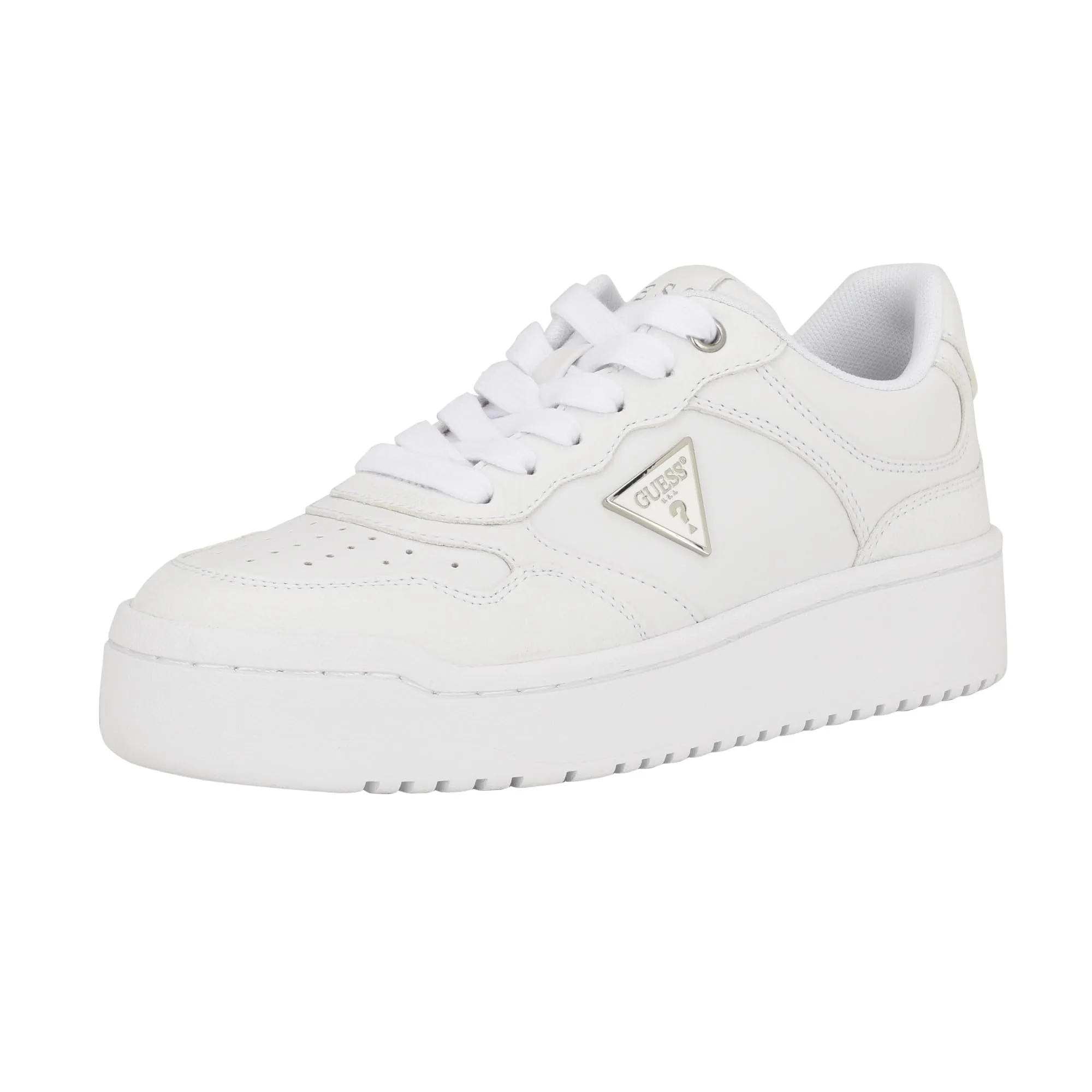 GUESS Miram, Scarpe da Ginnastica Donna, White 140, 40 EU