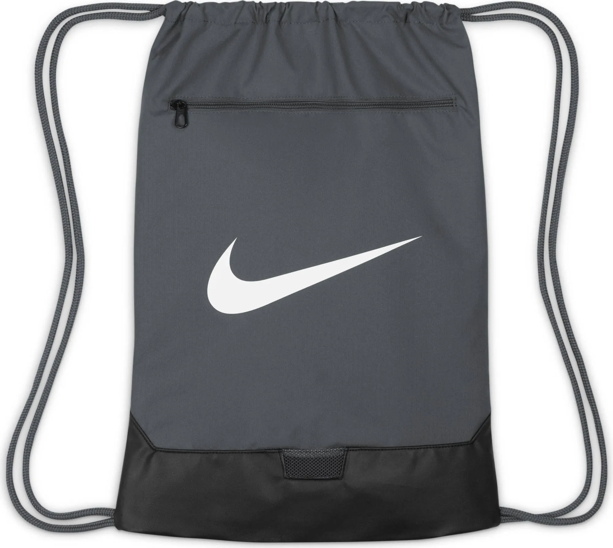 Nike Unisex Sacca Sportiva Nk Brsla Drawstrng - 9.5 (18L), Iron Grey/Black/White, DM3978-068, MISC