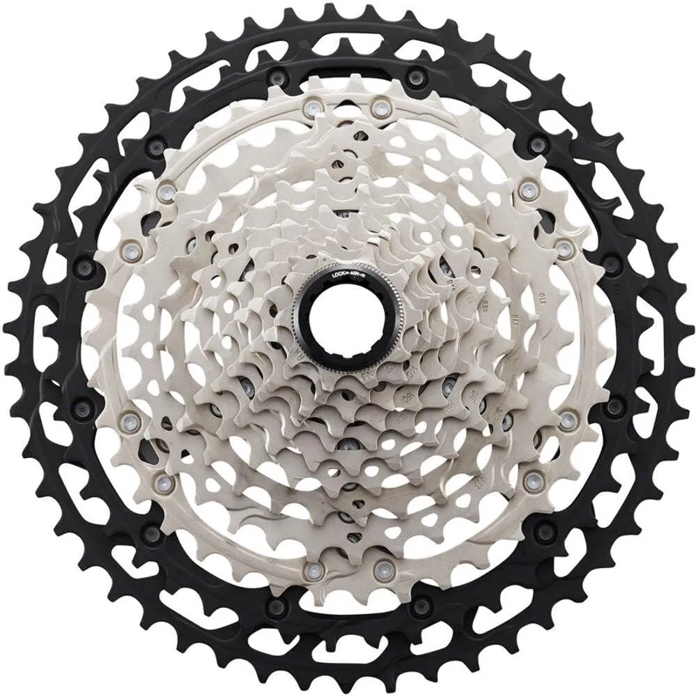 SHIMANO Xt, Corona dentata a Cassetta Unisex Adulto, Silber,Schwarz, 12-fach
