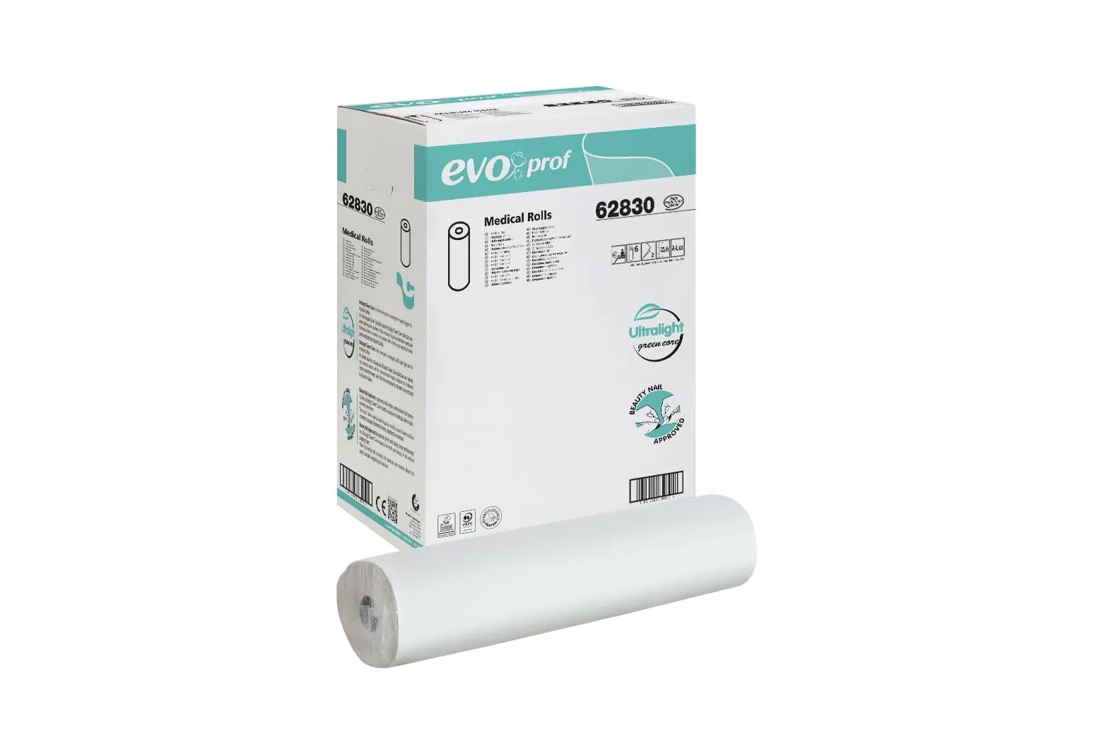 Celtex Collection Lenzuolino Medico Pura Cellulosa 2 Veli (60 X 62 Mt - Confezione Da 6 Rotoli