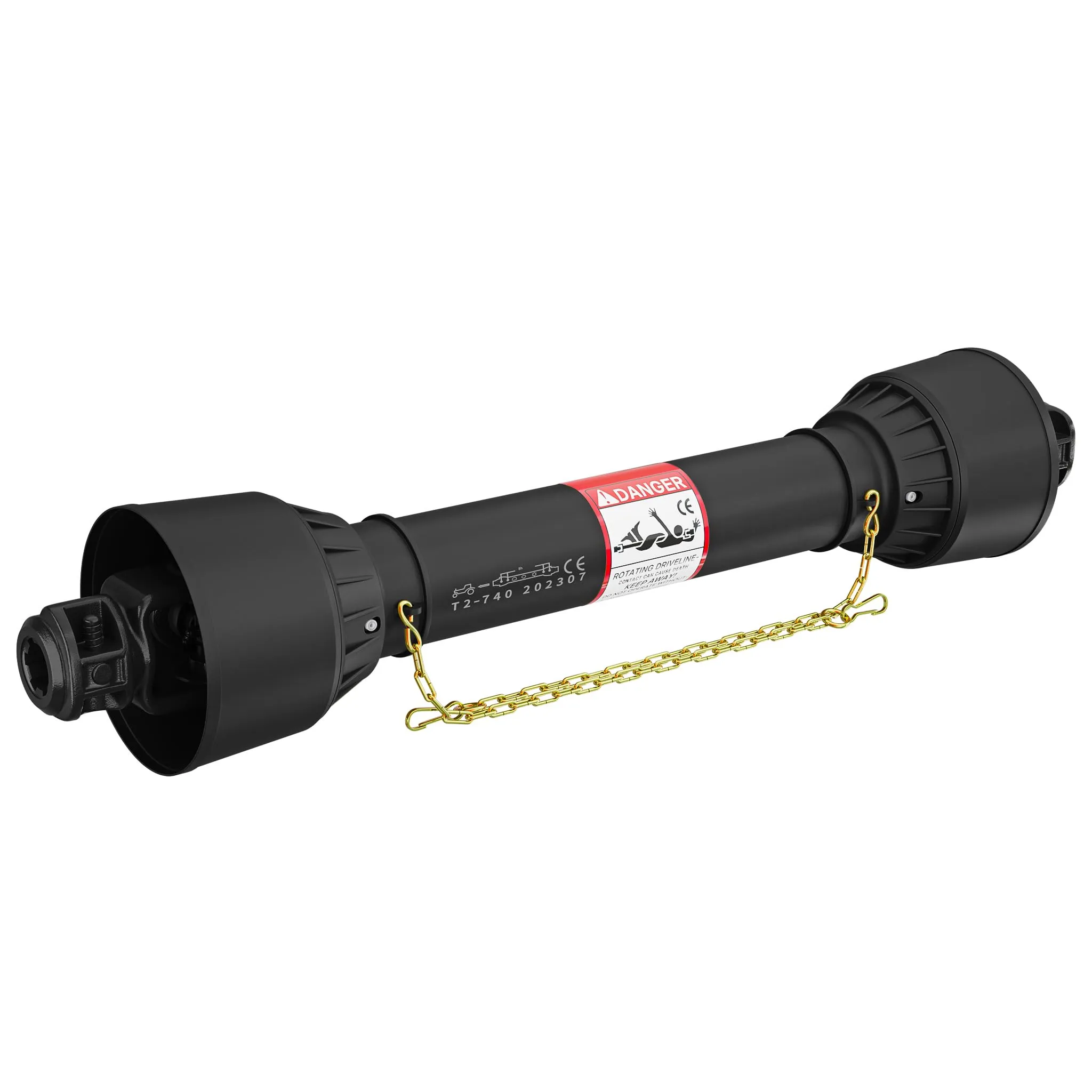 Wiltec Albero cardanico T2 Giunto 740-960mm 270Nm 540rpm, 23kW (31CV), 2X 1 3/8" 6 Denti Cardano agricolo