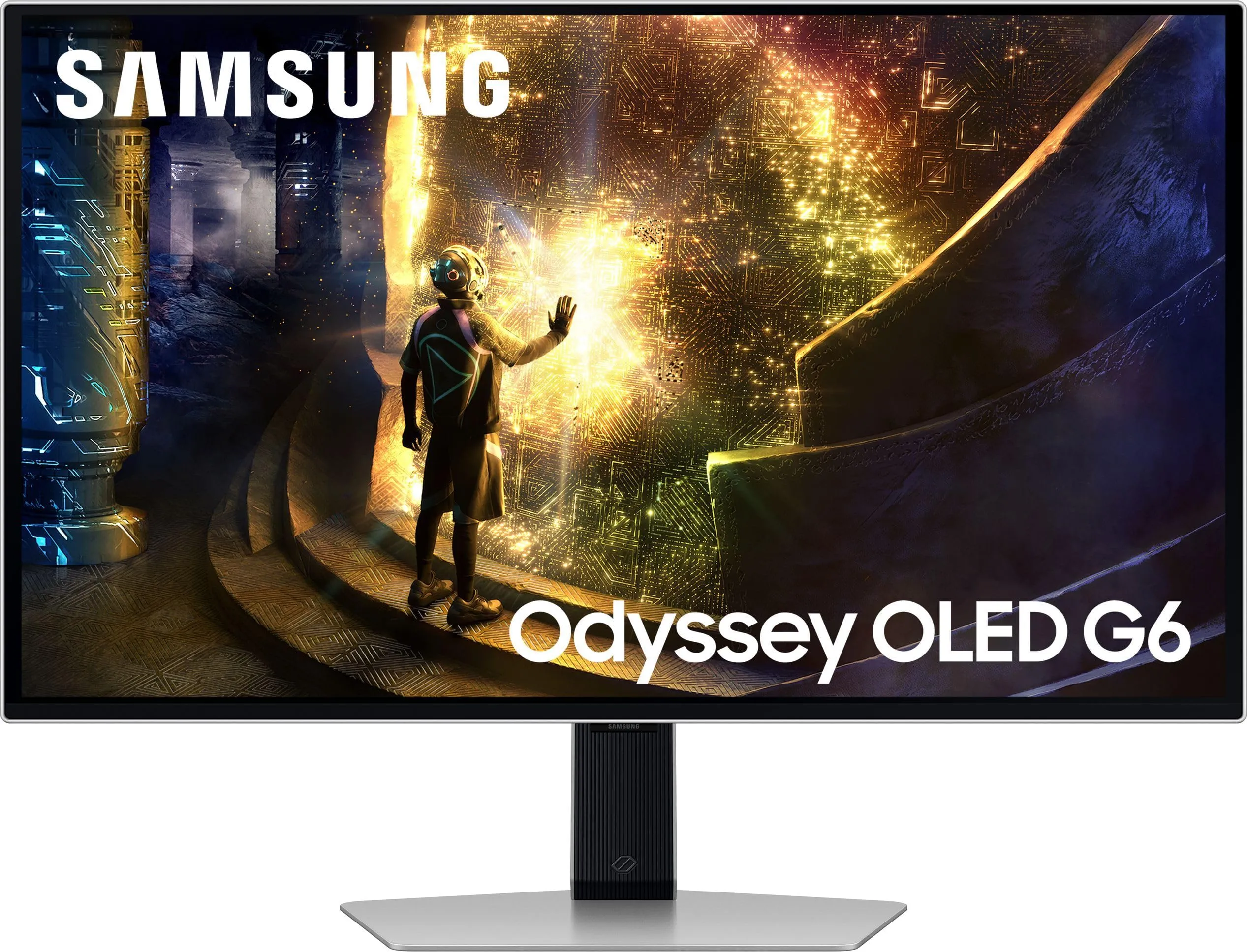 Samsung Monitor da gioco Odyssey OLED G6 G61SD, 27 pollici, 240 Hz, QD OLED, FreeSync Premium Pro [Classe energetica G] LS27DG610SUXEN