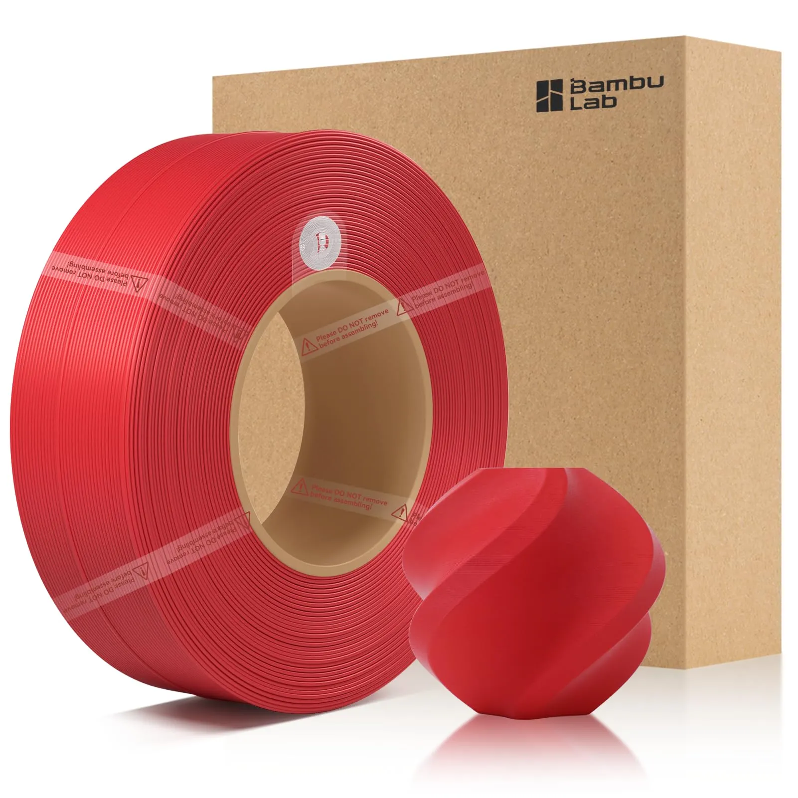 CCTREE Bamboo Original X1 PLA Matte Refill Filamento 1,75 mm High Toughness & High Speed, Easy Printing with RFID per Bambu Lab A1/X1/P1 AMS 1 KG +/- 0,03 mm (Without Spool) (Desert Tan 11401)