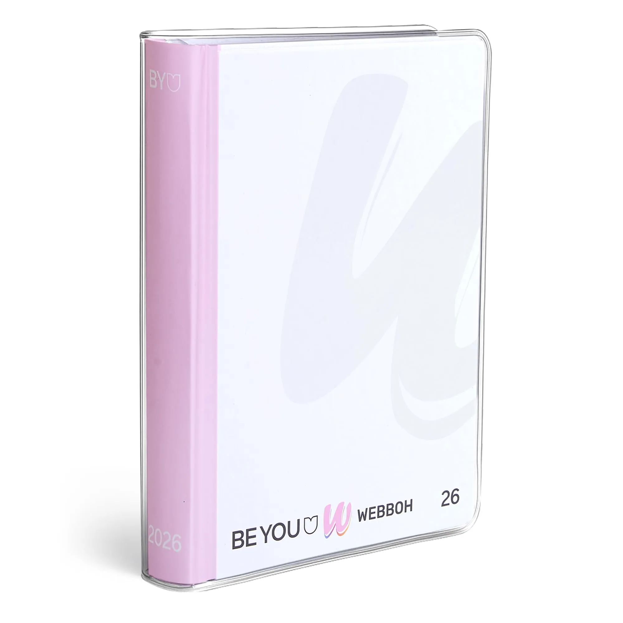 BE YOU - Diario Scuola Webboh 2025/2026, 12 Mesi, 09/25-08/26, Agenda Scolastica con Sticker e Sovracopertina Trasparente, Formato 12,5 x 16,5 cm, Per Ragazzi e Ragazze di Superiori e Medie