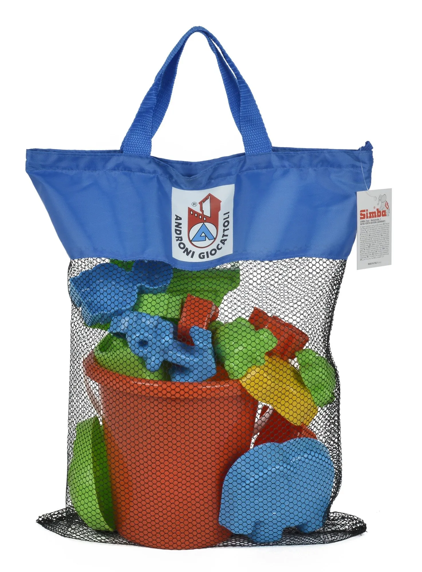 Simba 107114090 - Set da Gioco con Sabbia, Secchiello, sabbiera, 22 Pezzi, 50 x 26, 5 cm
