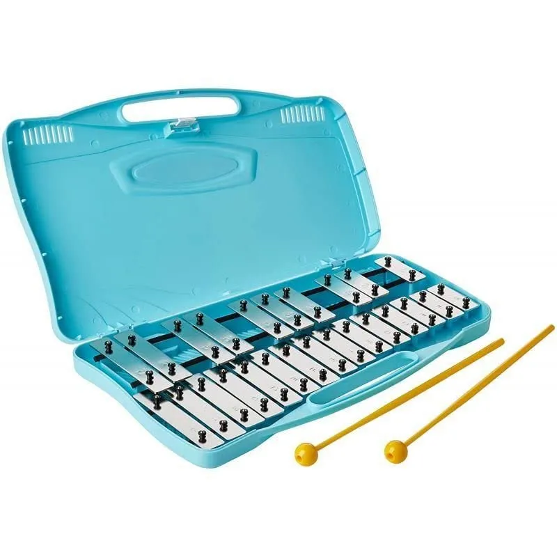 Metallofono glockenspiel xilofono 25 note 2 ottave Angel AG-25N2