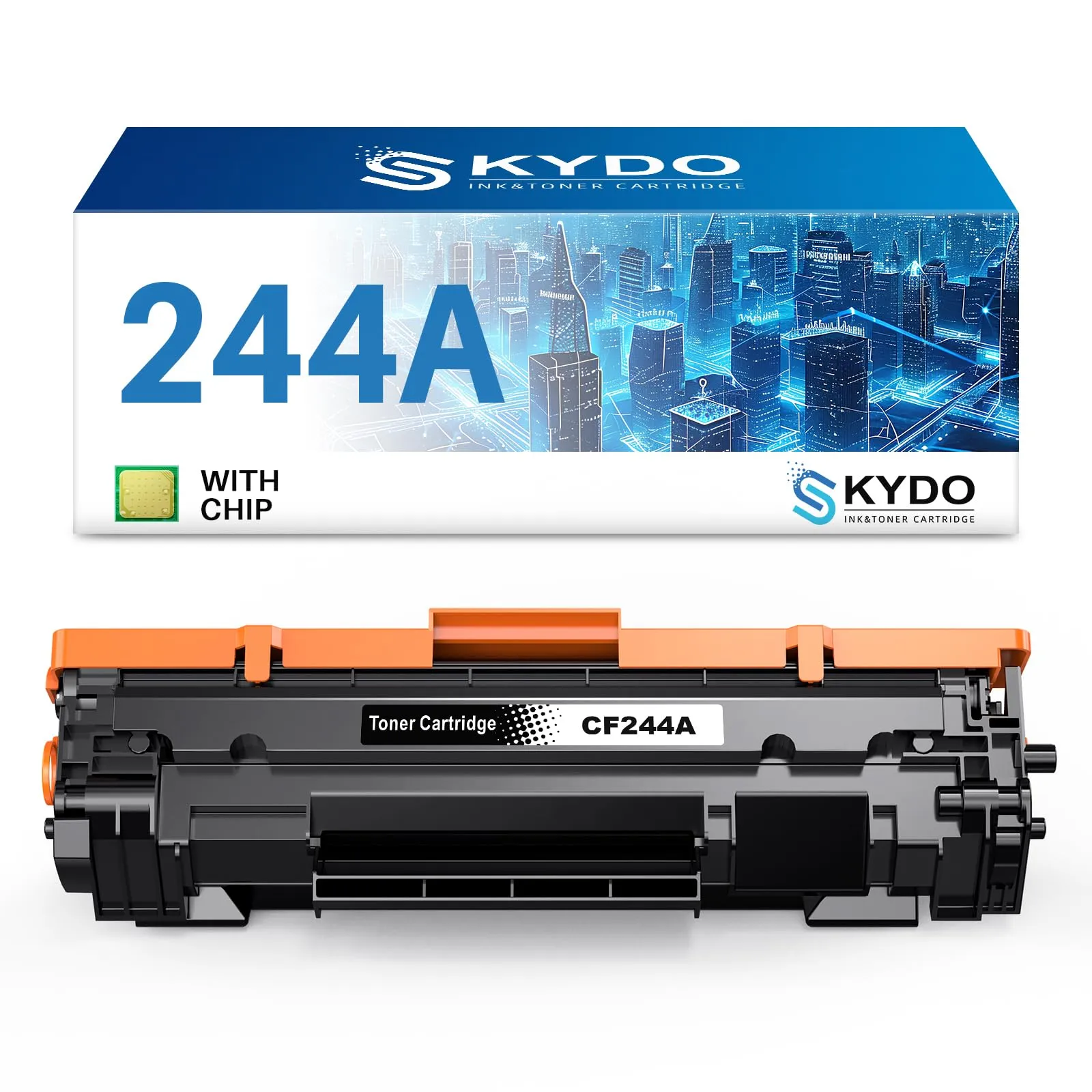 Toner 44A CF244A Compatibile per HP 44A CF244A toner cartridge per HP Laserjet Pro M15a M15w MFP M28a M28w (1 Nero )