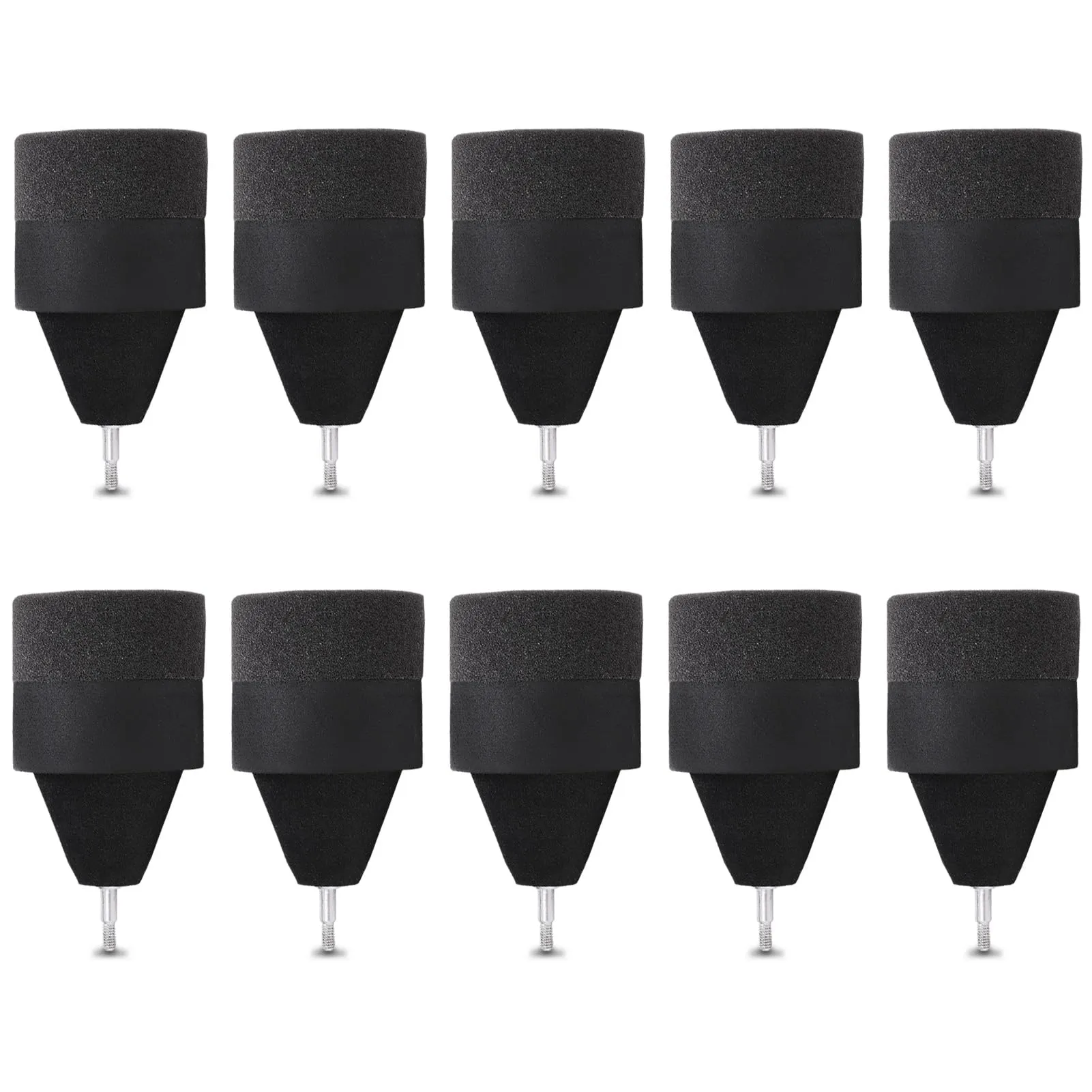 HERCHR Punta di Freccia di Tiro in Schiuma, 10 Pezzi Sicuro Che Assorbe Gli Urti Morbida Teste di Freccia in Spugna Pratica Sostituzione Punte da Caccia per Tiro con L'Arco CS Gioco