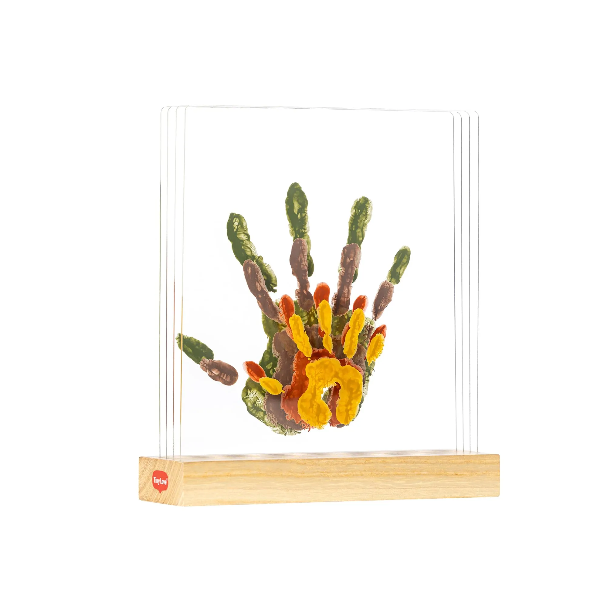 Tiny Love Family Prints, Kit Impronta Mani Famiglia, Cornice Impronte Neonato e Genitori, Cornice Personalizzata, Testato Dermatologicamente, Idea Regalo Neonato, Regalo Nascita, Tiny Creations