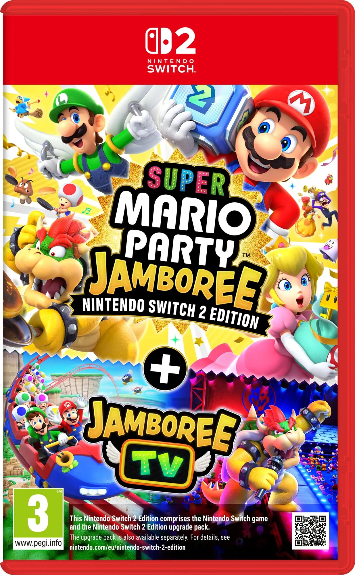 Nintendo Super Mario Party Jamboree - Switch 2 Edition + Jamboree TV [Switch 2] Edizione Nintendo Switch 2 Multilingua Nintendo Switch 2 (Super Mario Party Jamb NSW2 +Jamboree TV)