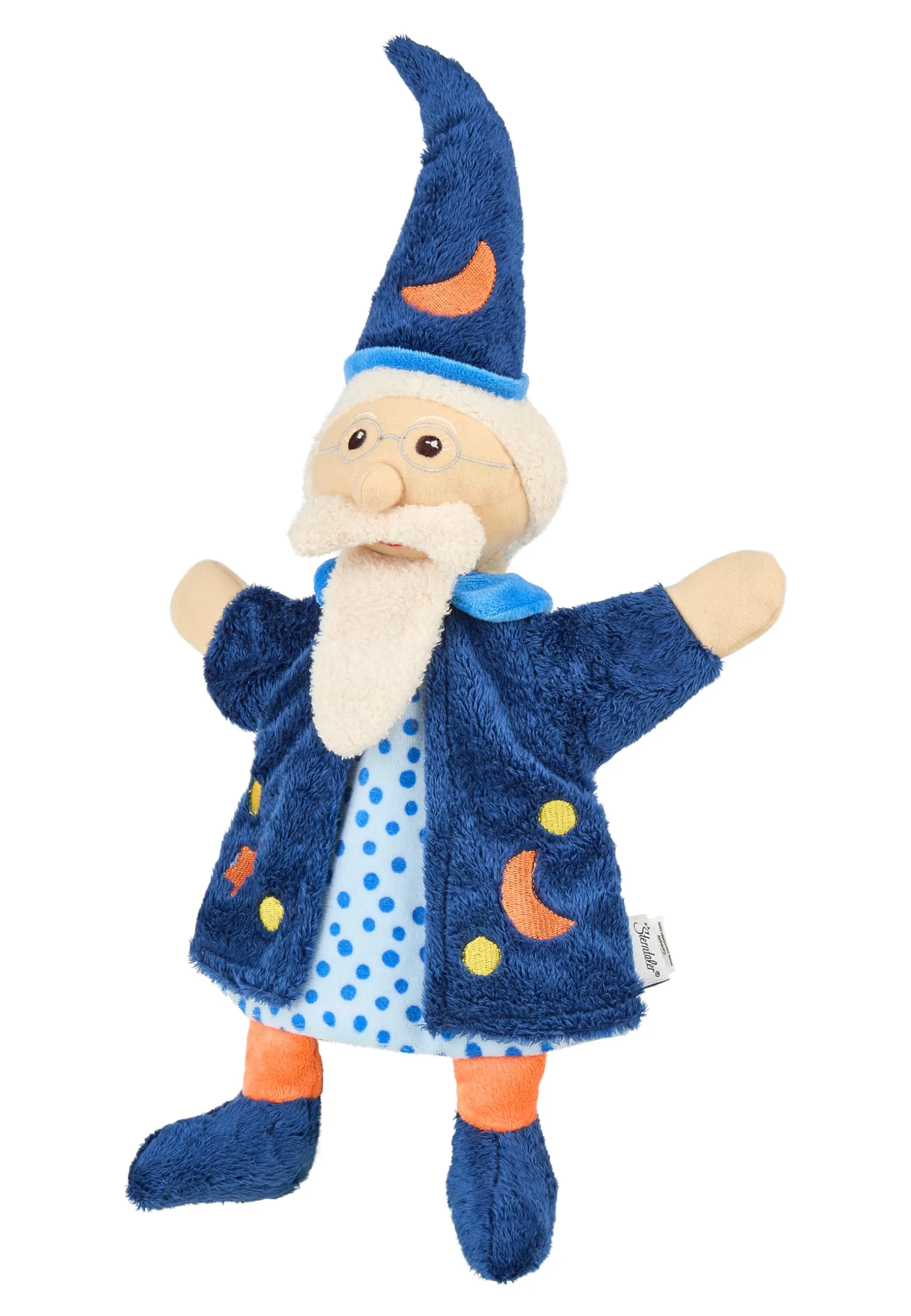 Sterntaler Burattino a forma di mago, 37 x 25 x 9 cm, Blu
