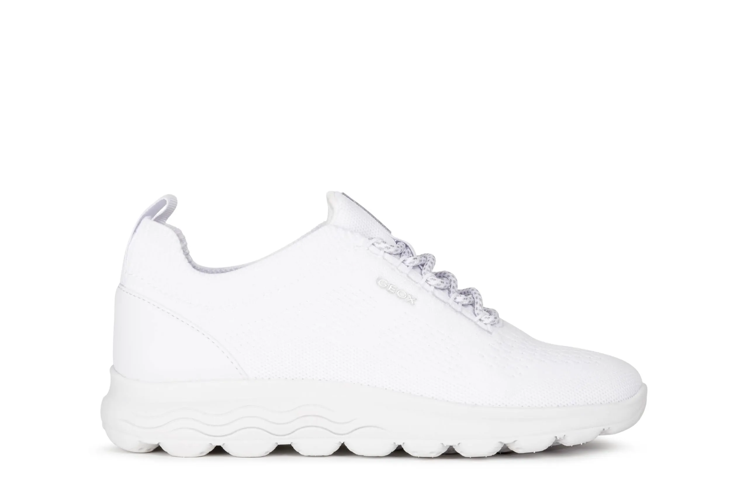 Geox D Spherica A, Sneakers Donna, Bianco, 38 EU