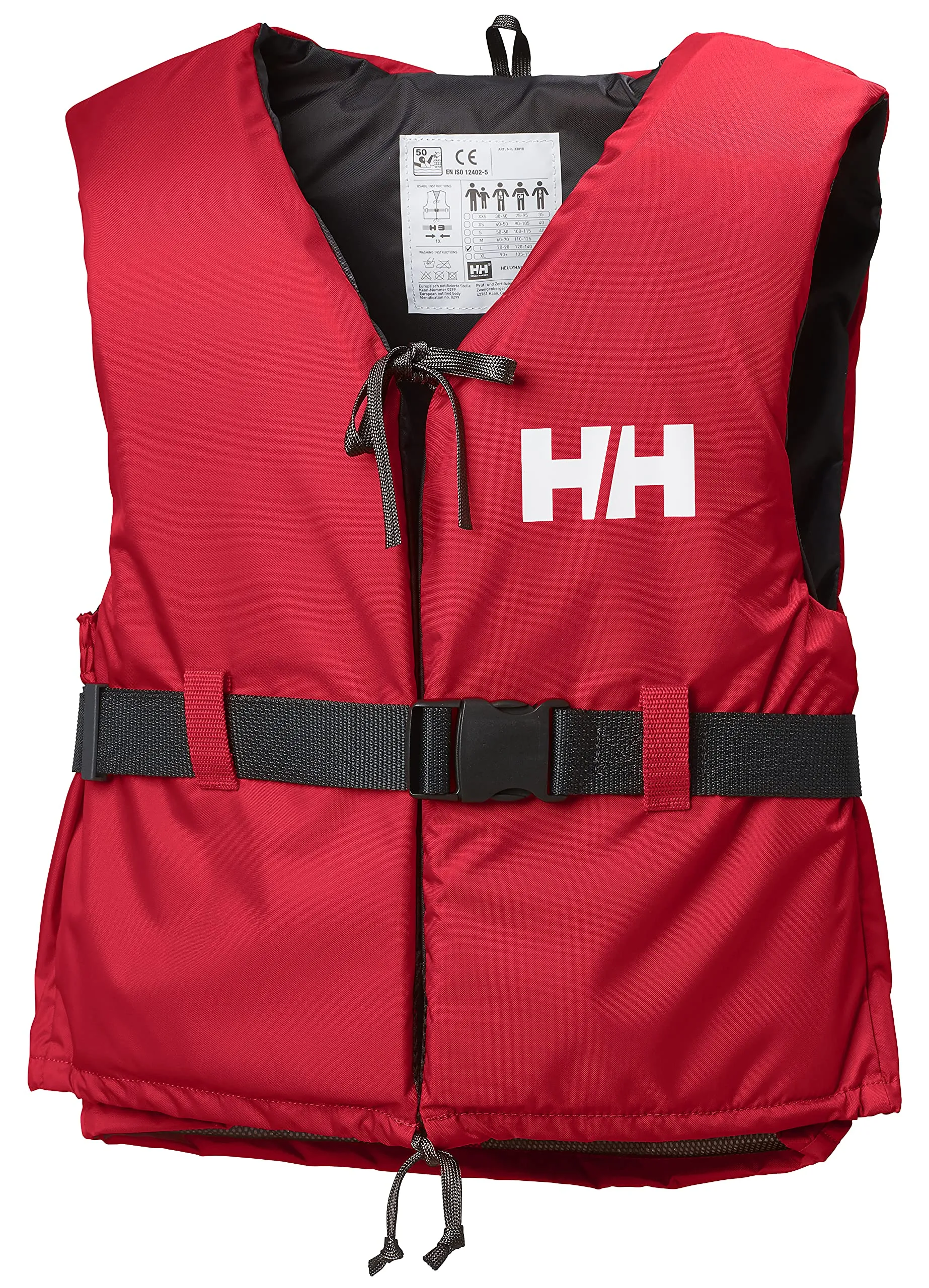 Helly Hansen Sport II, Aiuto al galleggiamento Unisex, Rosso (Red/Ebony), 40/50