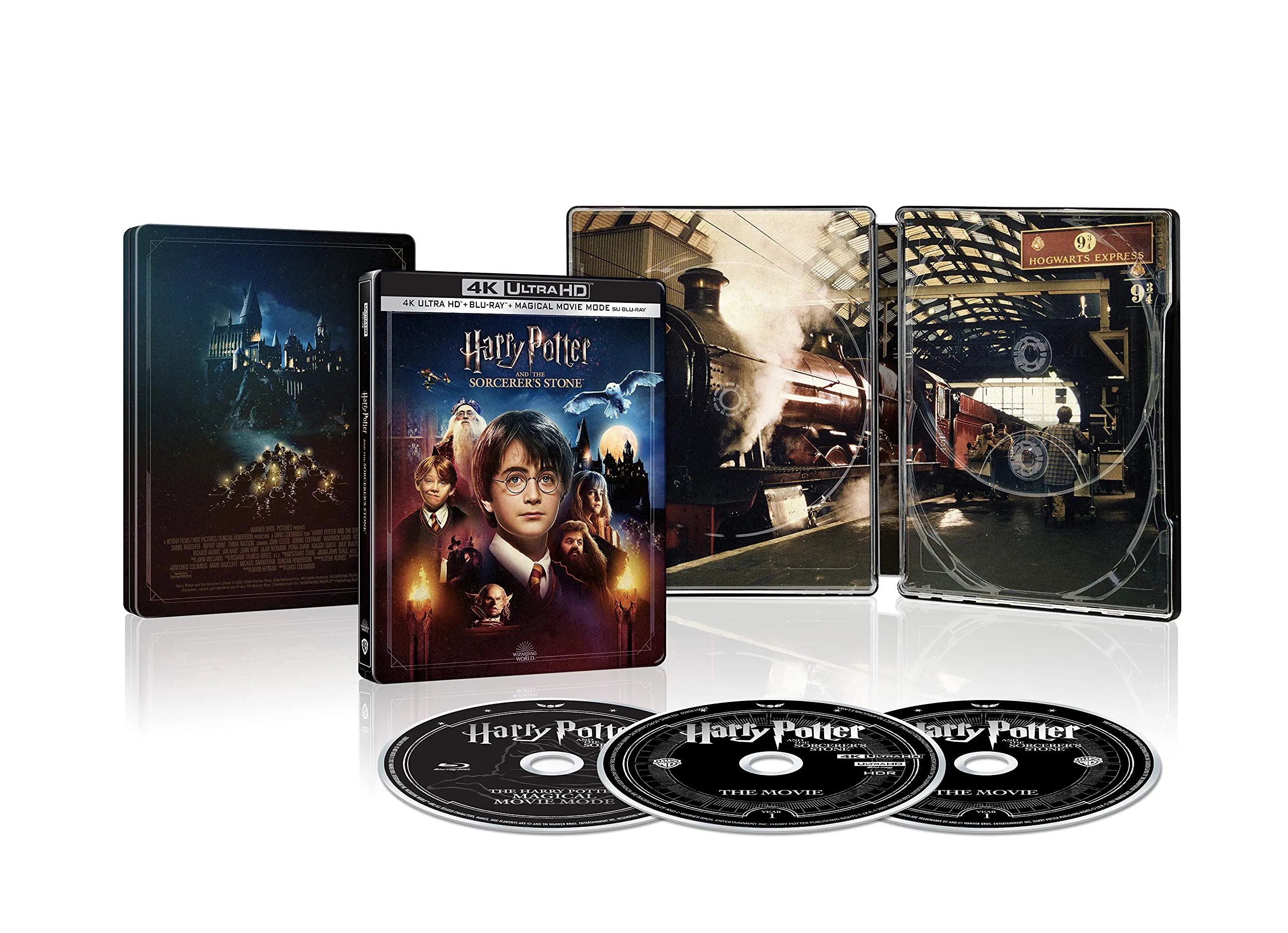 Harry Potter e La Pietra Filosofale - 20th Ann Steelbook (4KUltra-HD + Blu-Ray)