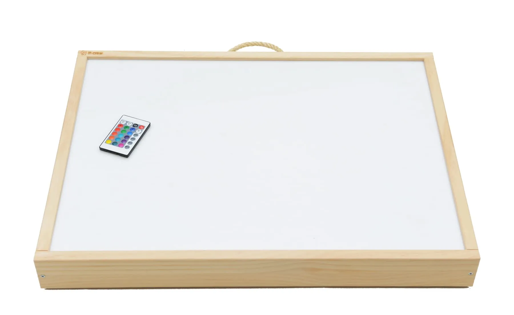 R-Crea Mesa de luz Montessori Personalizable Tavolo luminoso con Manuale di Attività | Certificato CE (AIJU + Univ. Murcia) | Scatola Sensoriale per Bambini |