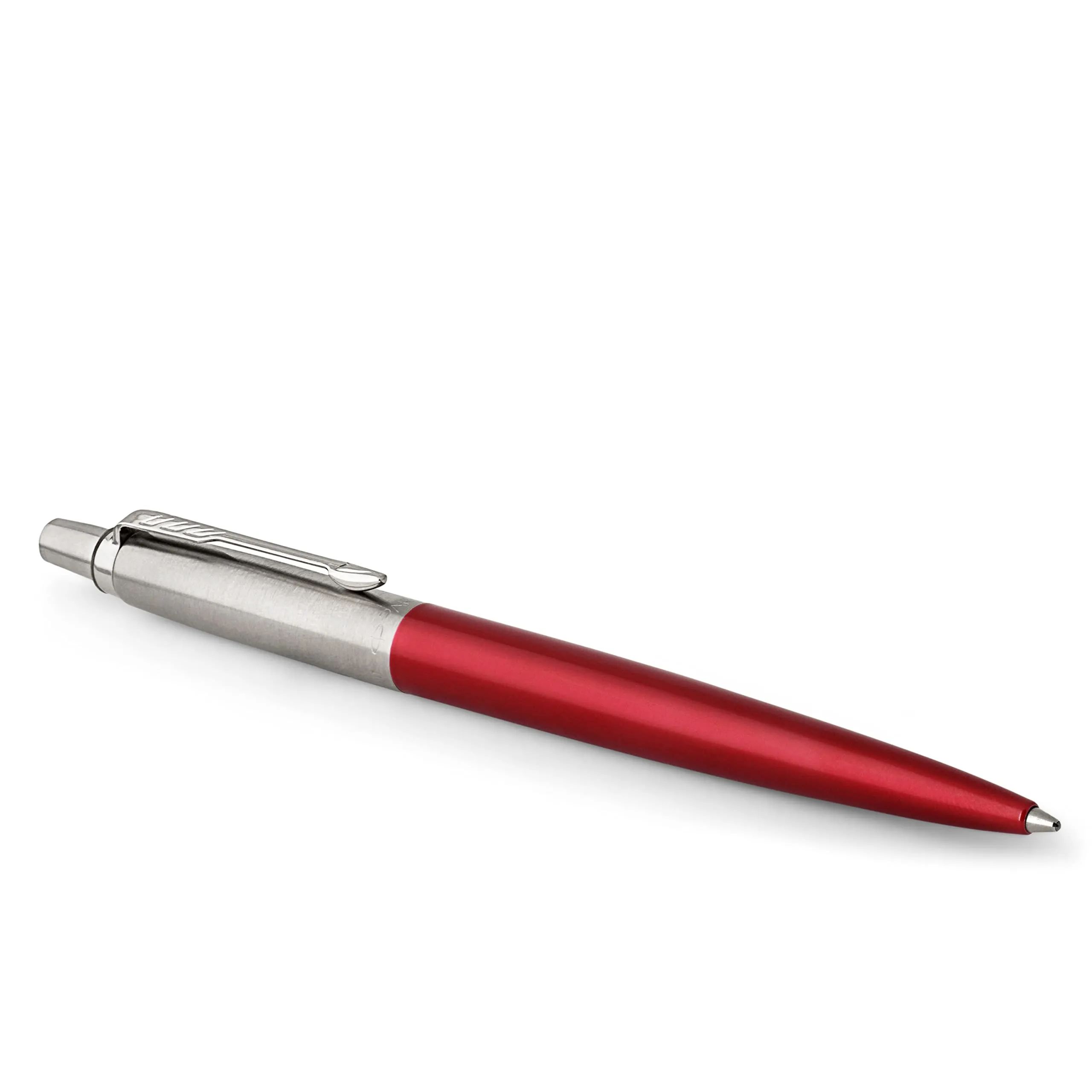 Parker Jotter Penna a Sfera con Dettagli Cromati, Confezione Regalo, Kensington Red