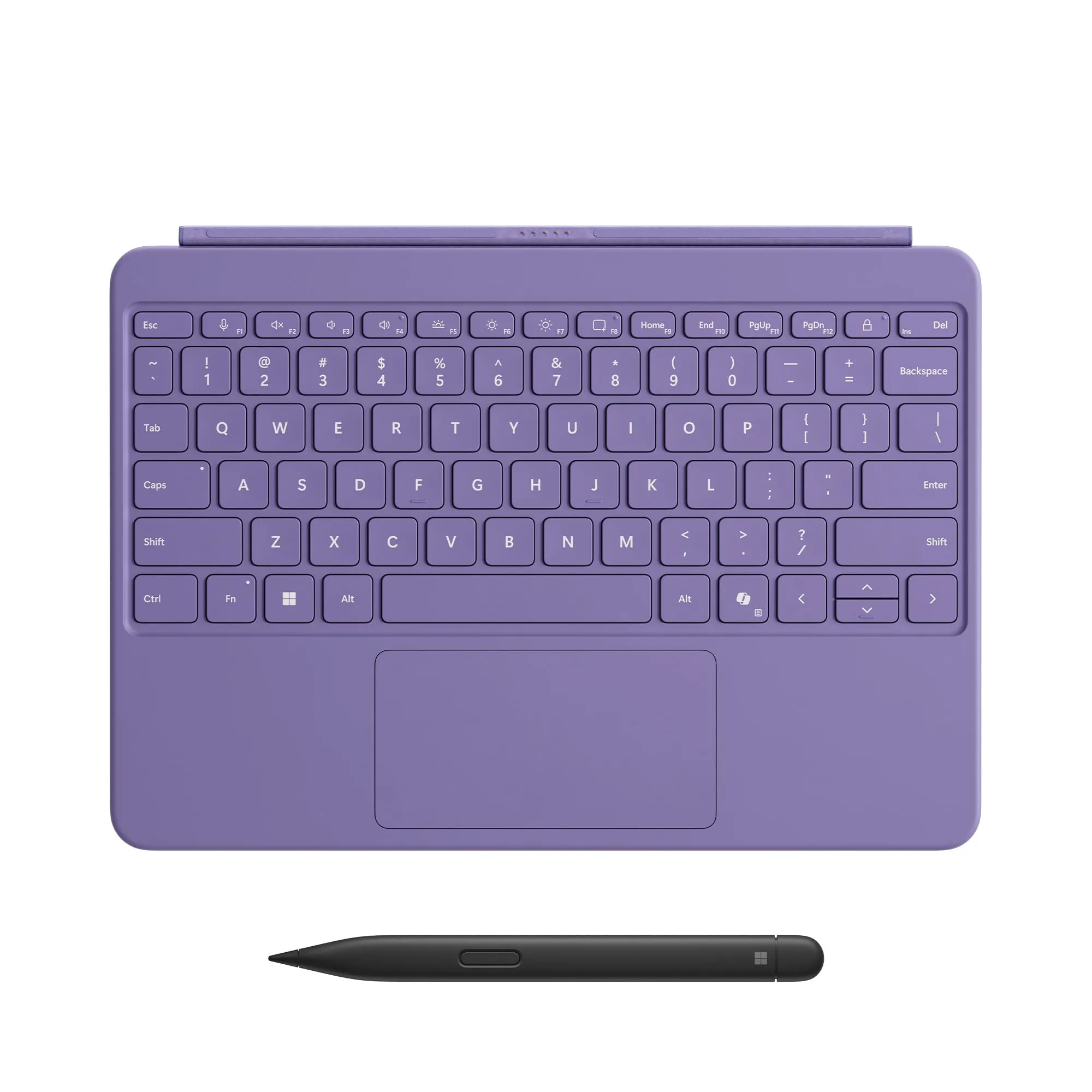 Microsoft Tastiera Surface Pro 12'' con Slim Pen | Compatibile con Surface Pro 12'' | Viola