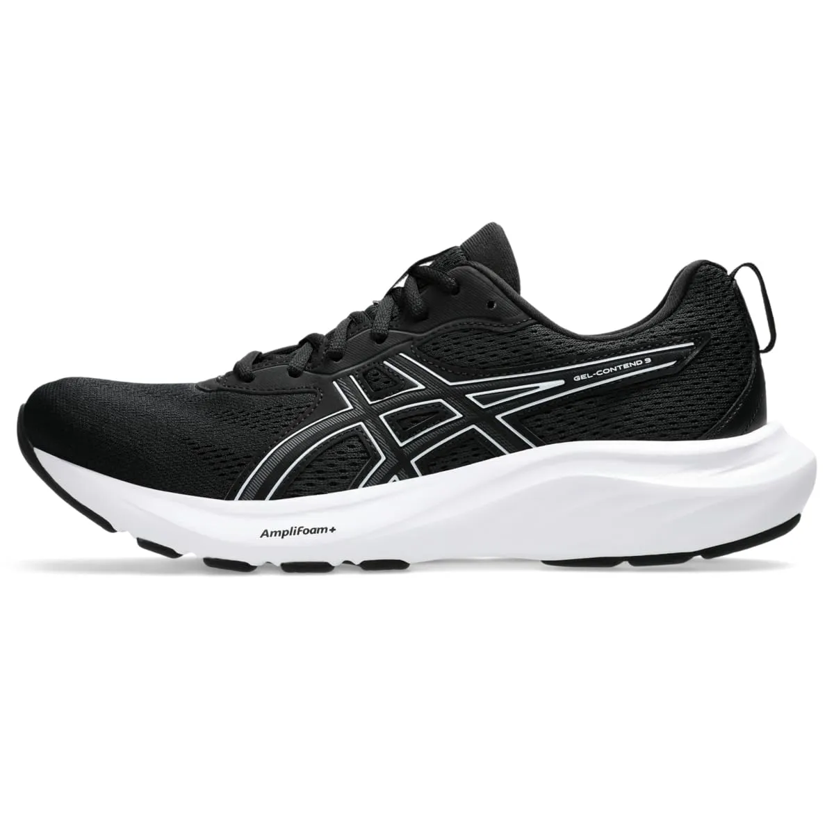 Asics Gel-Contend 9, Sneaker Uomo, Nero e Bianco, 42 EU