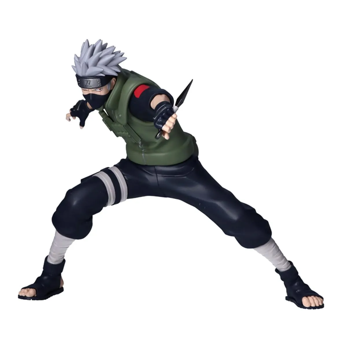 Banpresto Kakashi Hatake Naruto Shippuden Vibration Stars 13 cm BP28667P Multicolore, statuetta da collezione, ideale per i fan degli anime