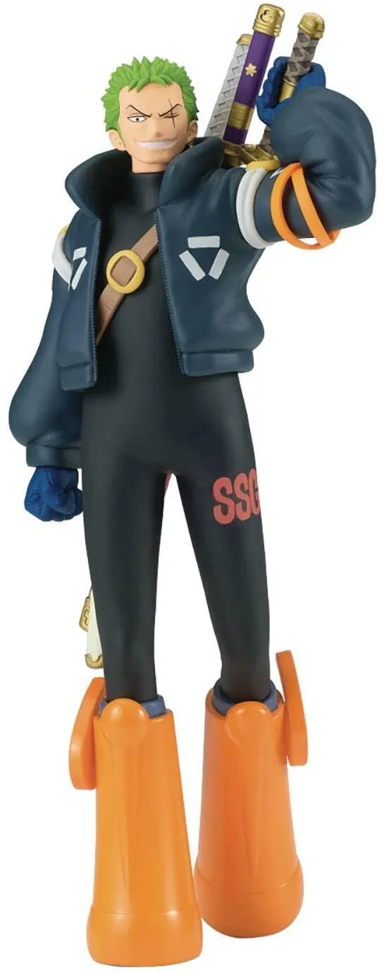 Banpresto Roronoa Zoro One Piece, The Shukko, Ver.Egghead 17 cm, BP28689P Multicolore, Figura da collezione, ideale per i fan degli anime