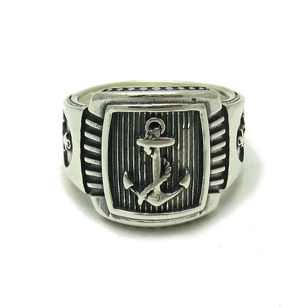 Anello da uomo in Argento 925 Ancora R001585