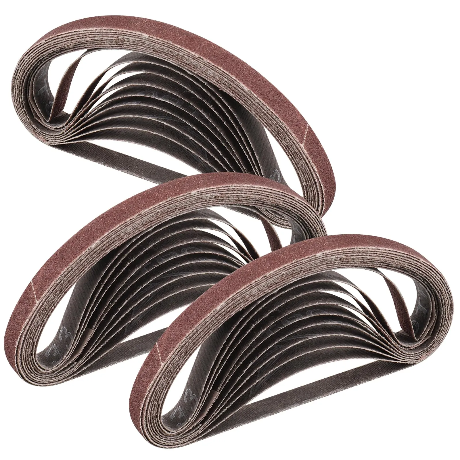 STEBRUAM Nastri Abrasivi 9 x 533 mm,30PCS 80 grana Levigatrice a Nastro