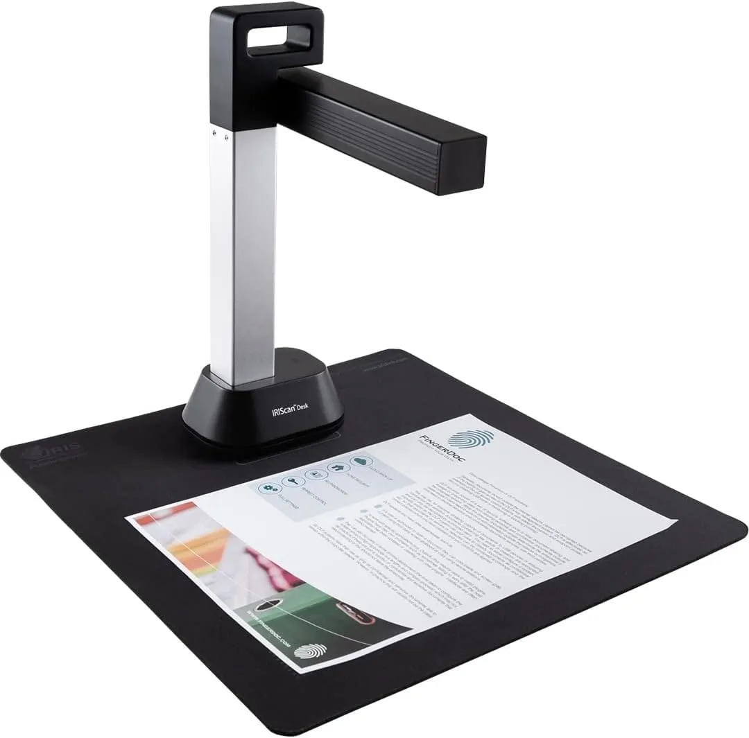 Scanner de documents professionnel polyvalent iriscan desk 6 - pdf/doc/xls/jpg - ocr 138 langues - 1p/seconde - jusqu'à format a4/lettre (iris462005)