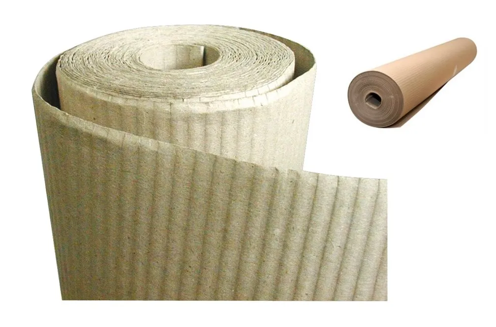 ROTOLO DI CARTONE ONDULATO 1 M X 45 MT PROTEZIONE PAVIMENTI PITTURA ECO PAVPRO