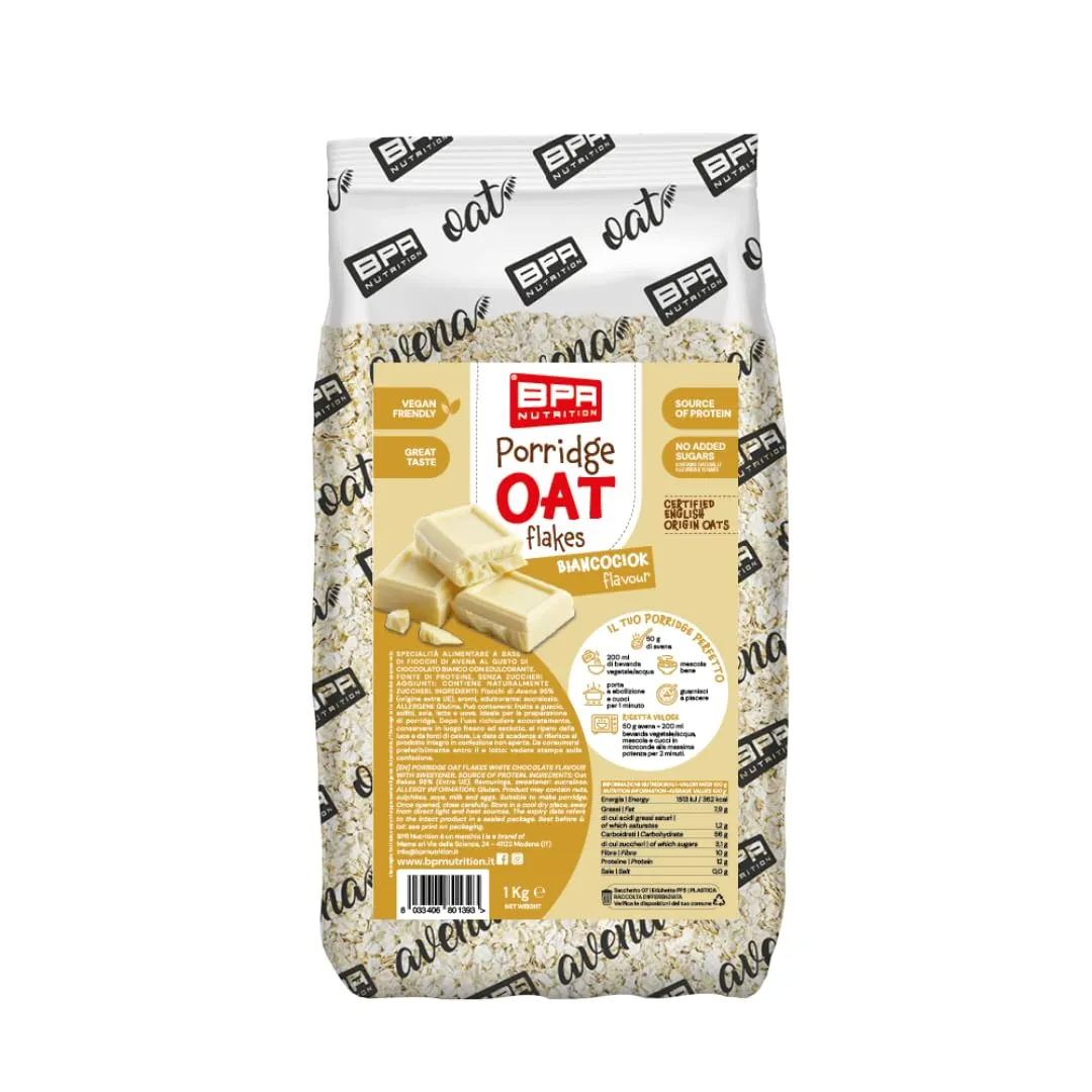 Bpr Nutrition Fiocco D'Avena Aromatizzato Biancociok - 1 Kg