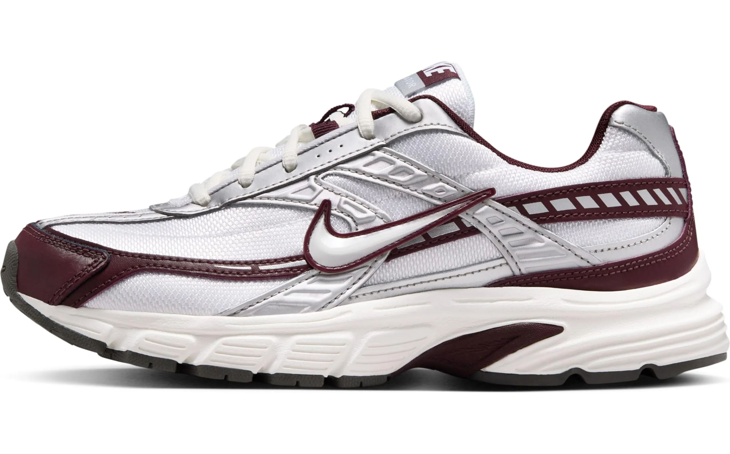 Nike Initiator, Sneaker Donna, White/Sail/Sail/Burgundy Crush, 42 EU