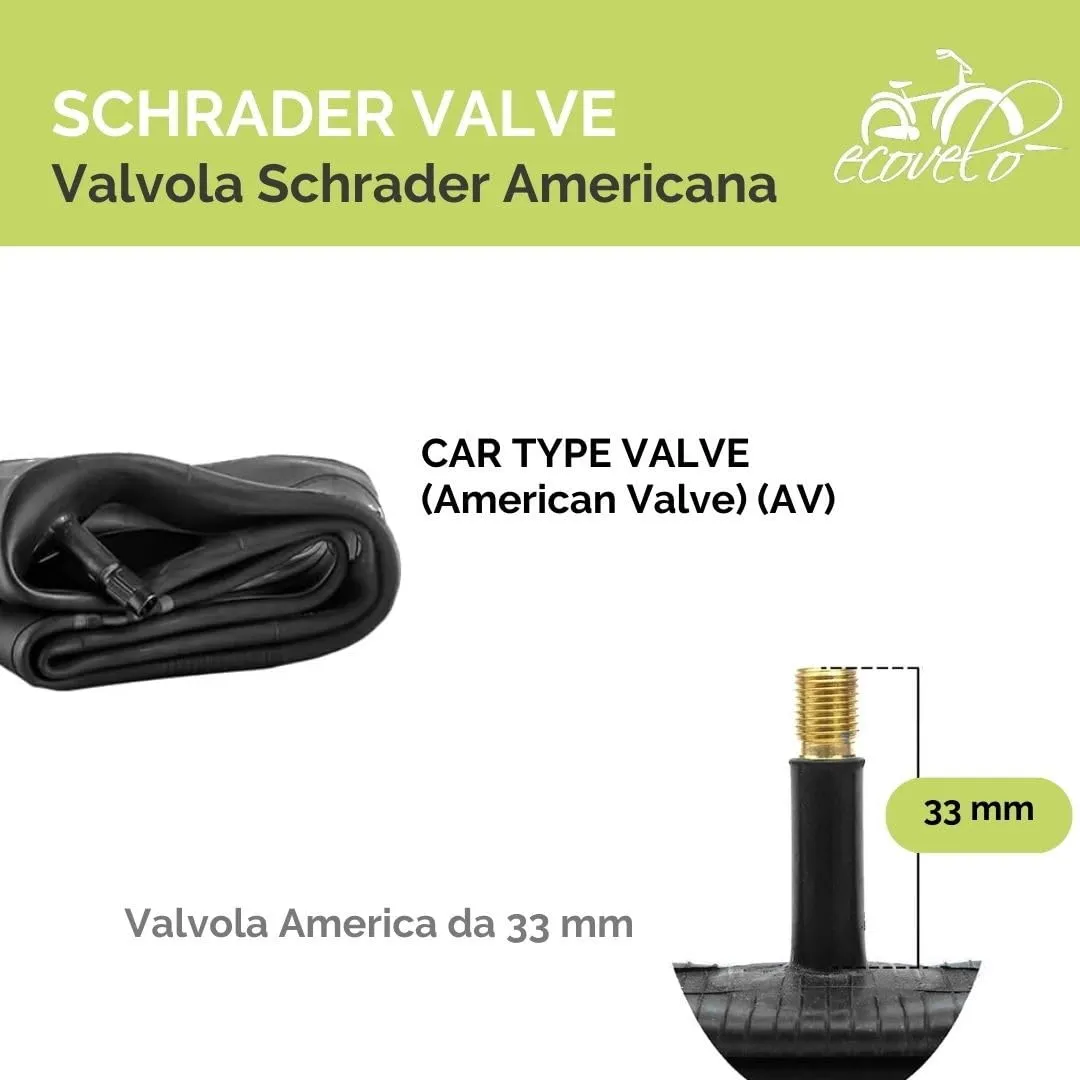 2 CAMERE D'ARIA 6.00-16 VALVOLA TR13 RICAMBIO PER GOMME TRATTORINO CAMION AUTO PNEUMATICI USO AGRICOLO FUORISTRADA
