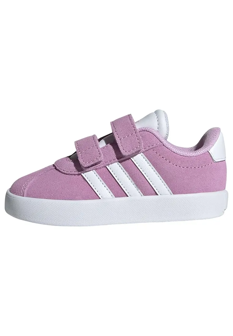 adidas Unisex - Bambini e Ragazzi VL Court 3.0 Shoes, Bliss Lilac/Cloud White/Grey Two, 38 EU