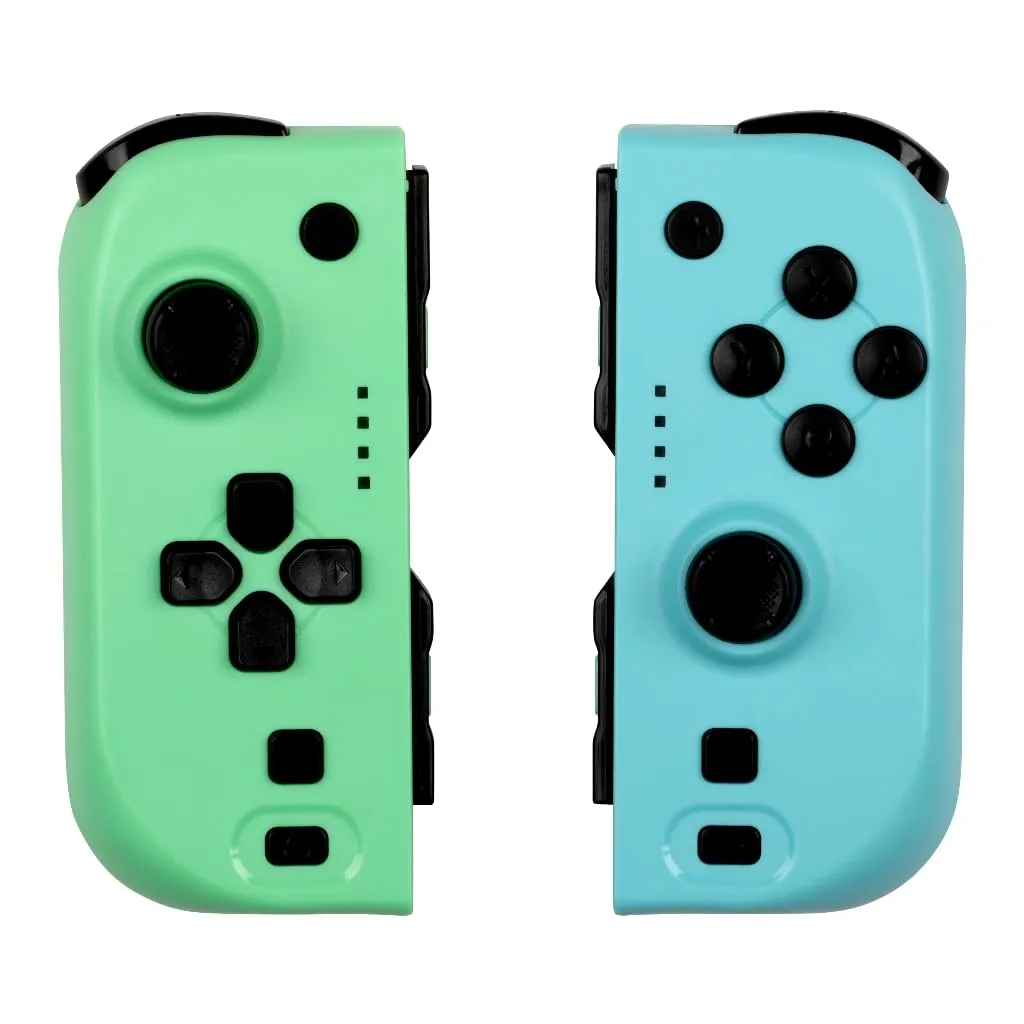 Konix Controller Joypads per Nintendo Switch e Switch OLED - Autonomia 8 h - Funzione vibrazione - Verde e blu