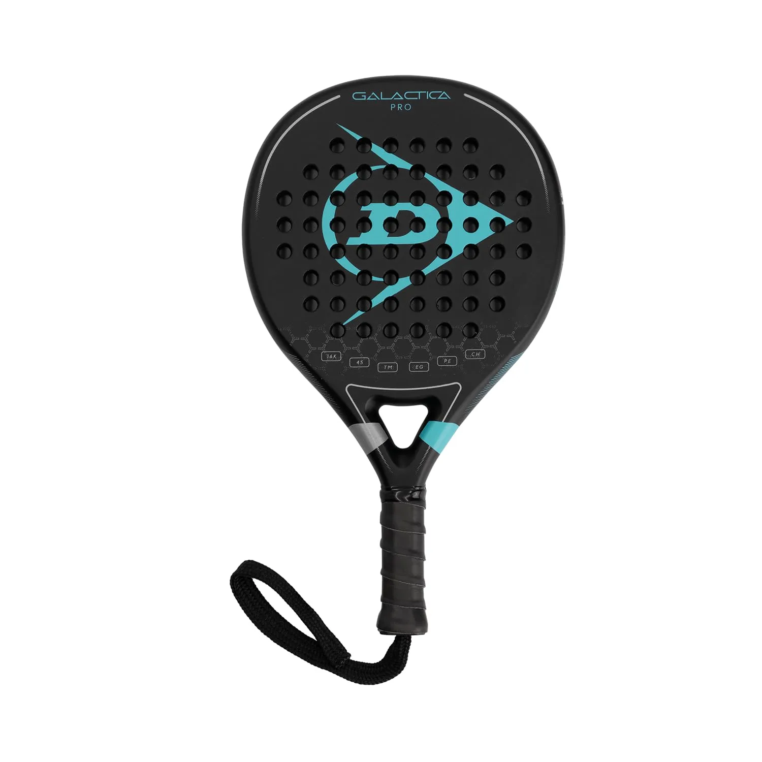DUNLOP Mini pipistrello Galactica Pro, nero/blu/argento/bianco
