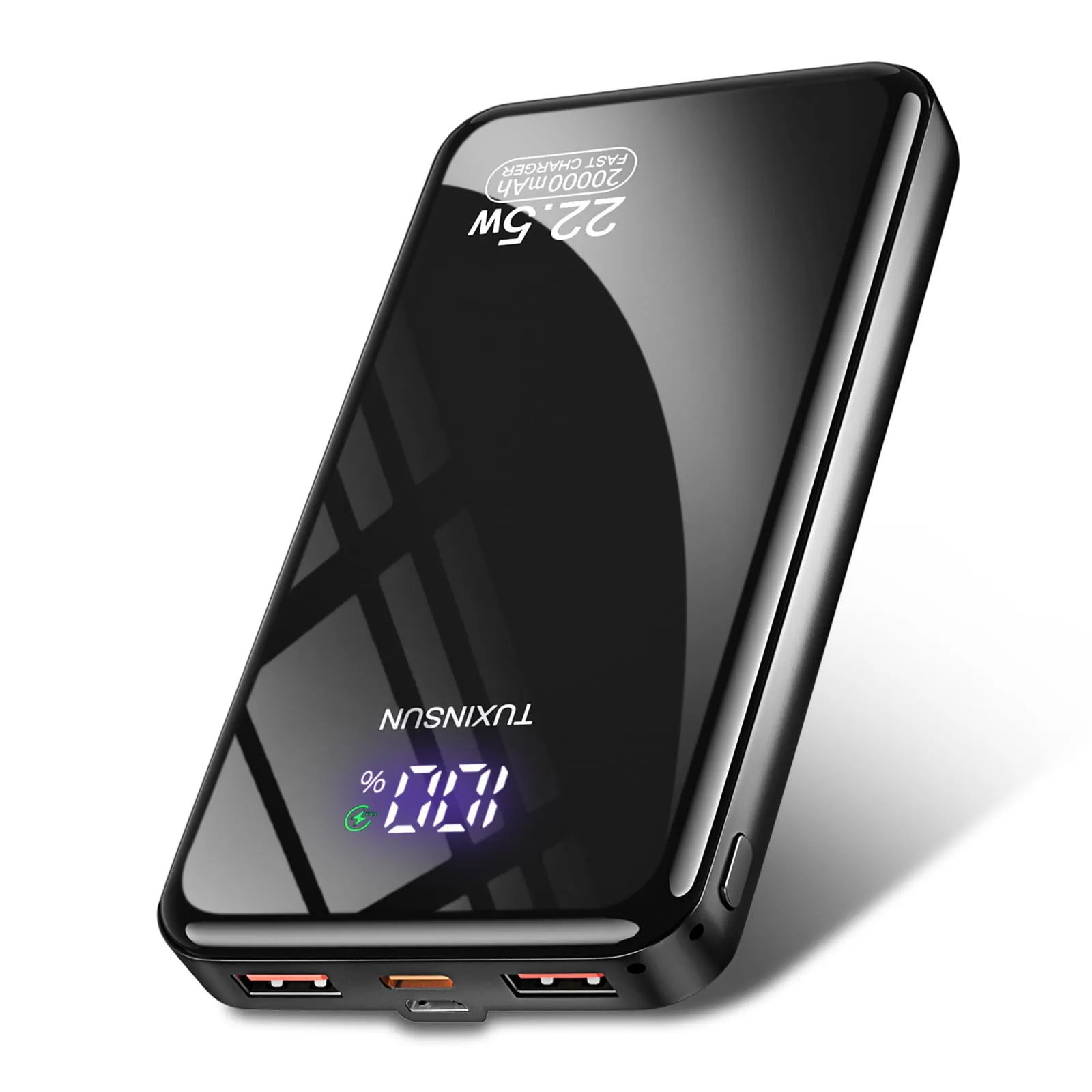 Power Bank 20000mAh PD3.0 QC4.0 22,5W Powerbank Ricarica Rapida, Ingresso e Uscita USB C Caricatore Portatile Powerbank Con Display LCD per Smartphone smartwatch ecc