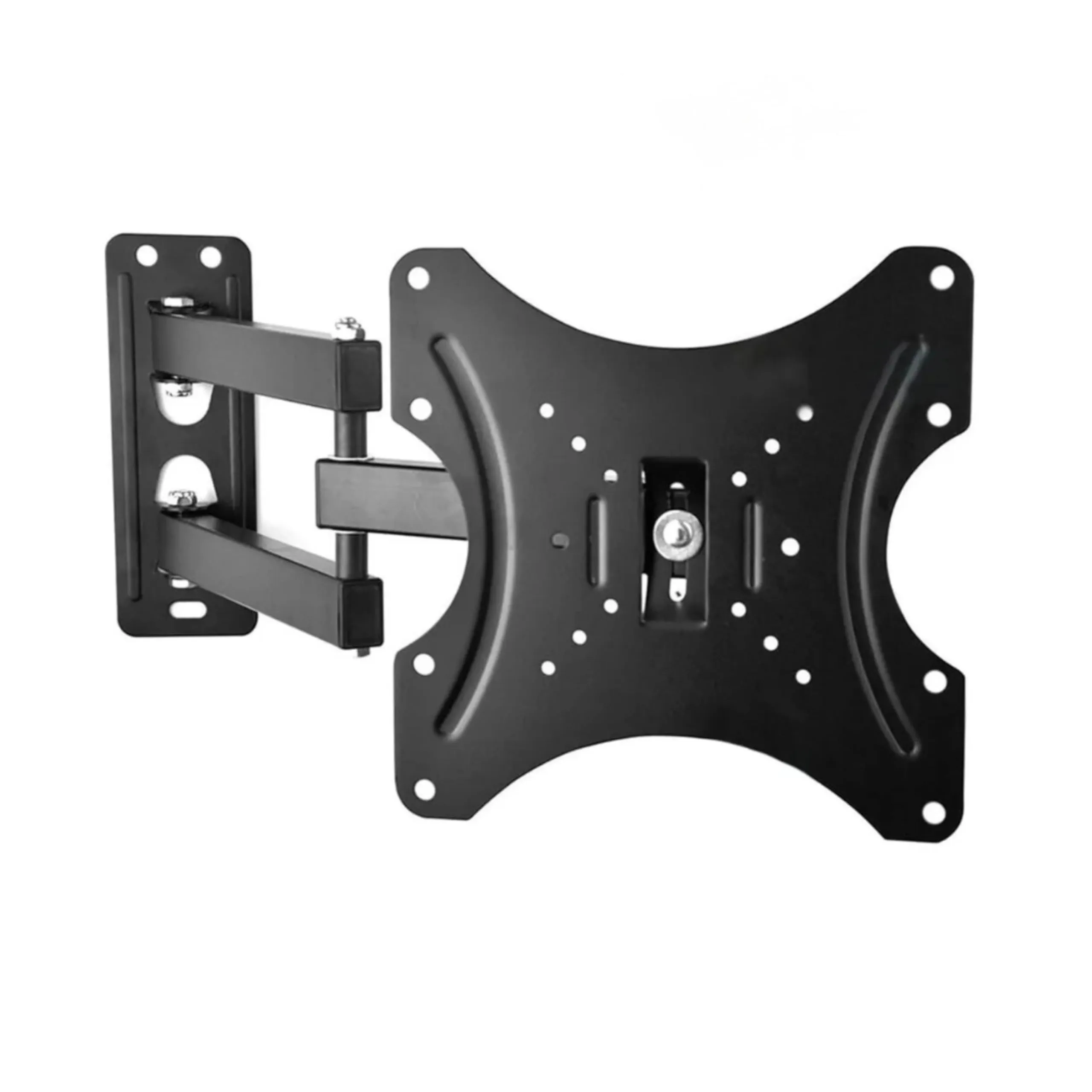 YASTA Staffa Braccio TV da 14 a 42" Supporto Porta Televisore Monitor a Parete Muro Regolabile VESA 50x50mm, 75x75mm e 100x100mm.117B CLICLED