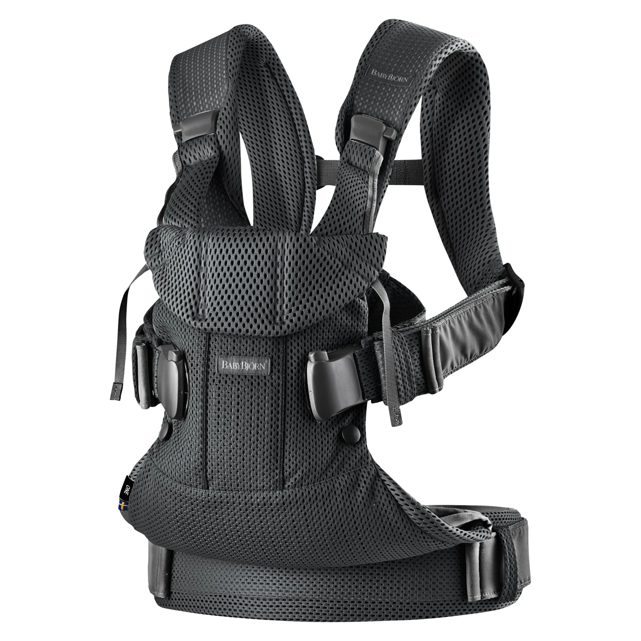 BabyBjörn Marsupio One Air, Mesh 3D, Nero