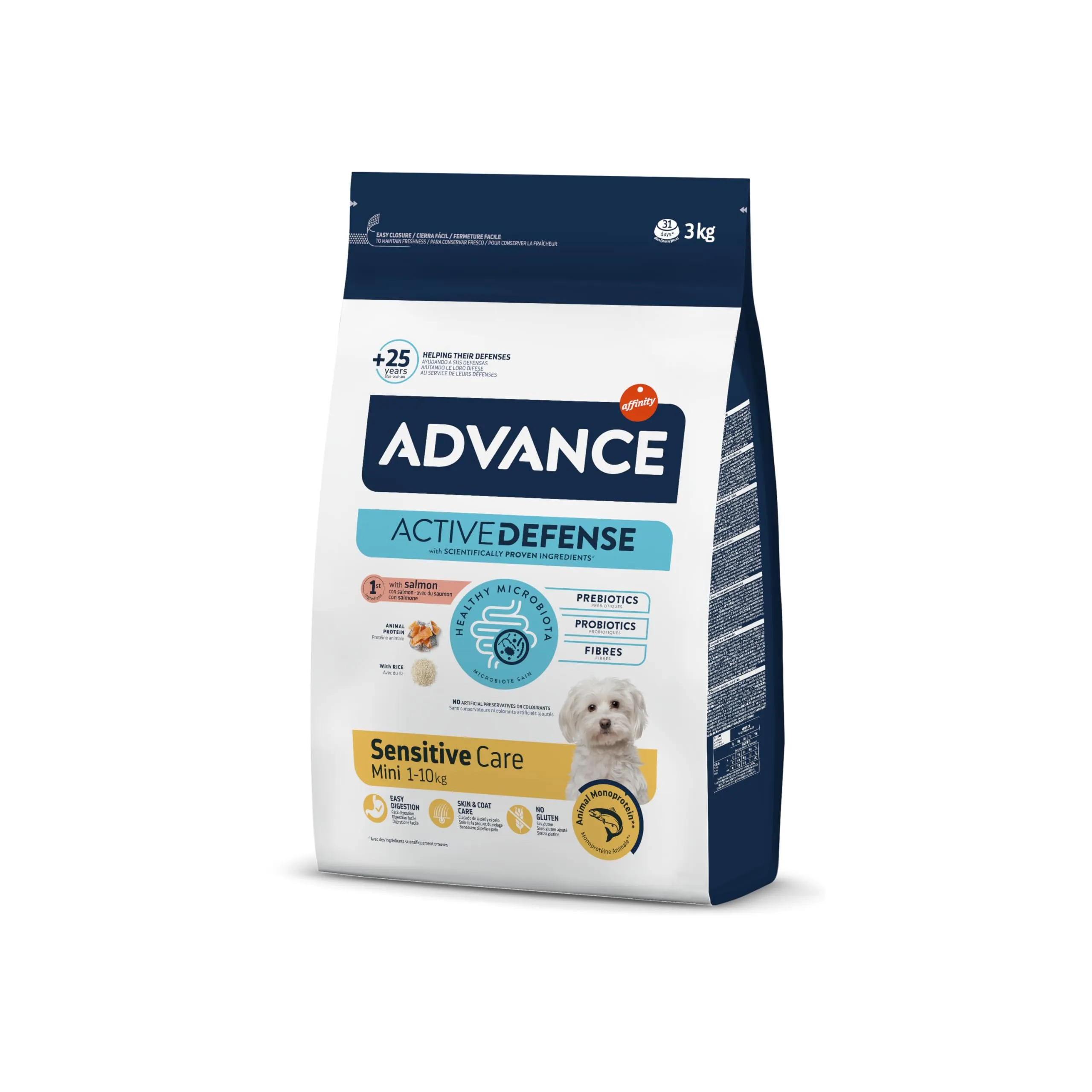 Advance Sensitive Mini Cibo per Cani, Misto - 3 kg