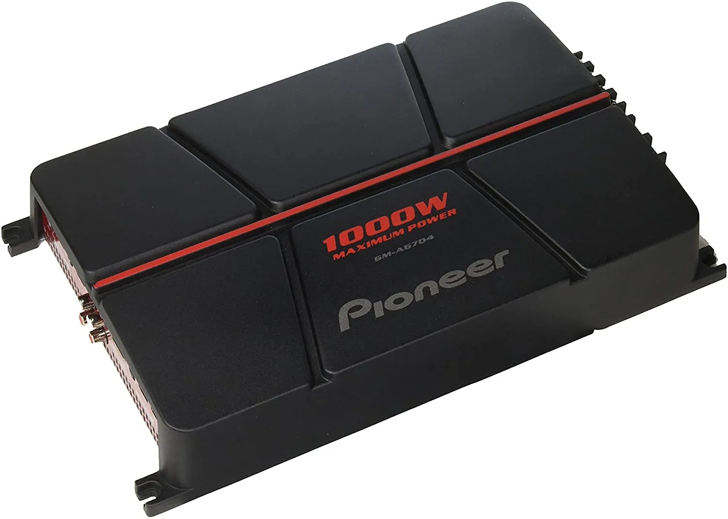 Amplificatore collegabile a ponte Pioneer GM-A6704 a 4 canali (1.000 W), TPF e HPF variabili