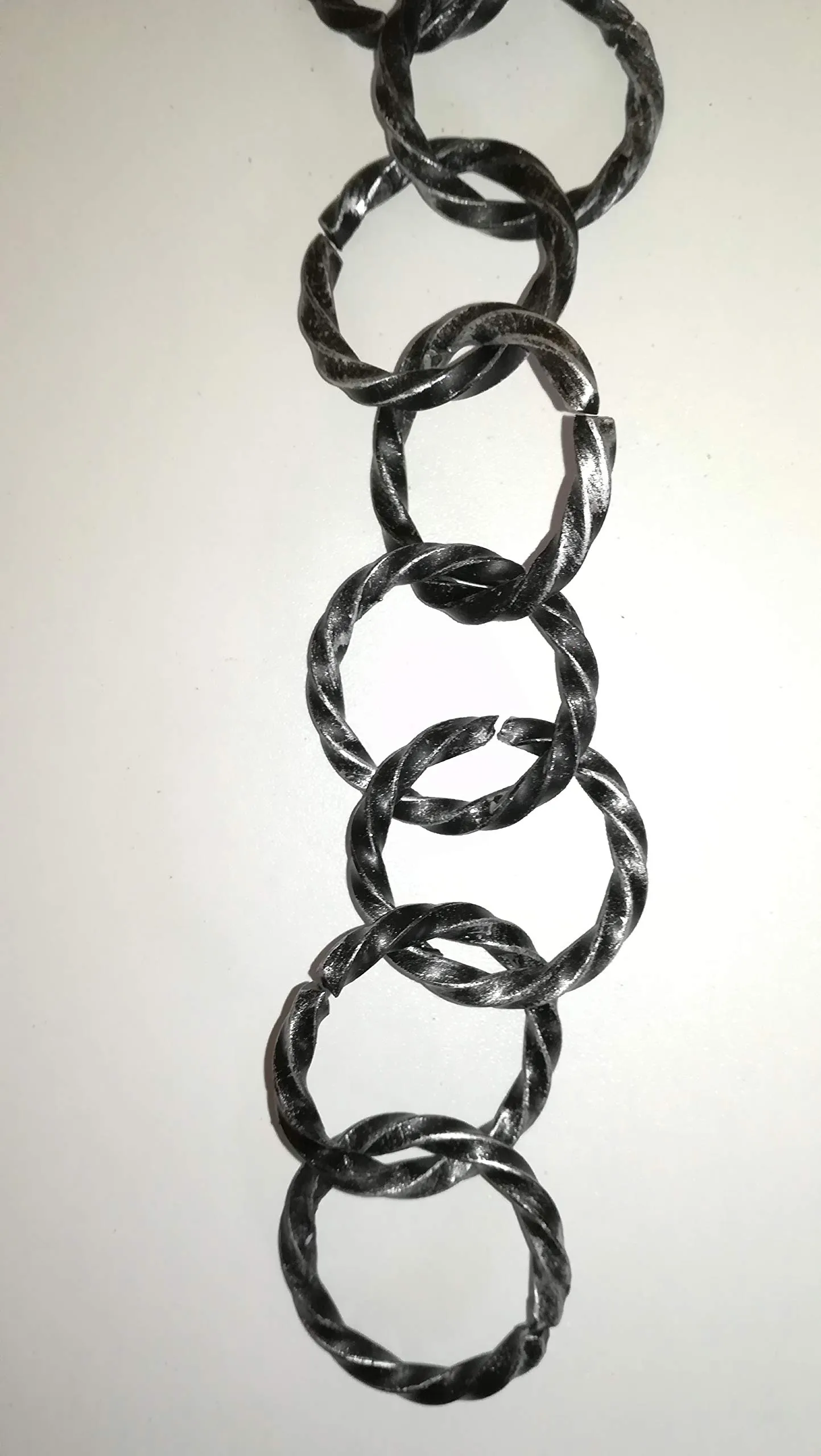 Catena in ferro battuto - 3680-4 - Catena per delimitare - Catena lampadari - Catene segnalazione - Catena per lampada