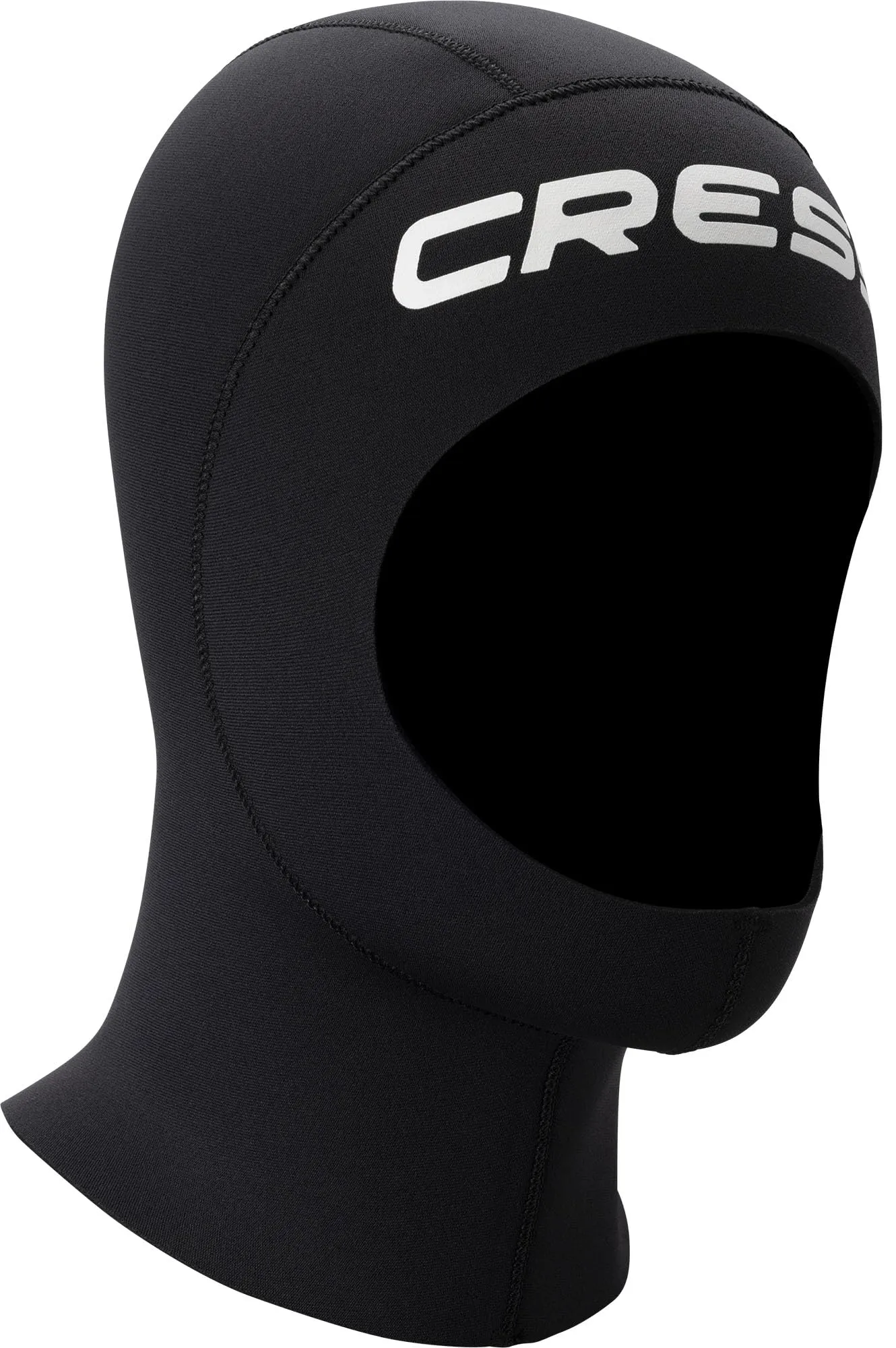 Cressi Resilient Hood 3mm S - Cappuccio Unisex in Neoprene Bifoderato Nero 3mm, Ideale per Immersioni, Snorkeling e Sport Acquatici, S