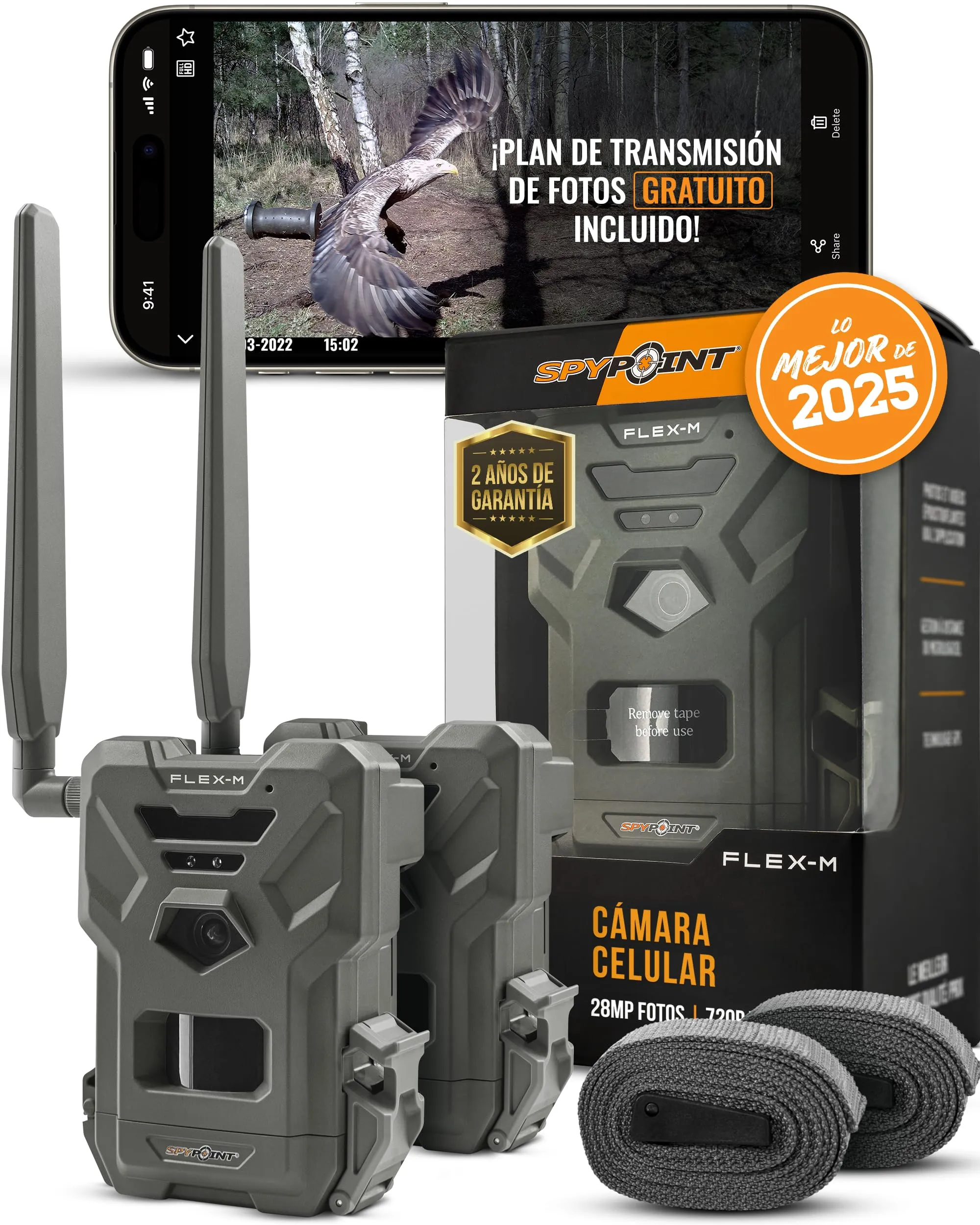 spypoint - Confezione da 2 trappole fotografiche Flex M