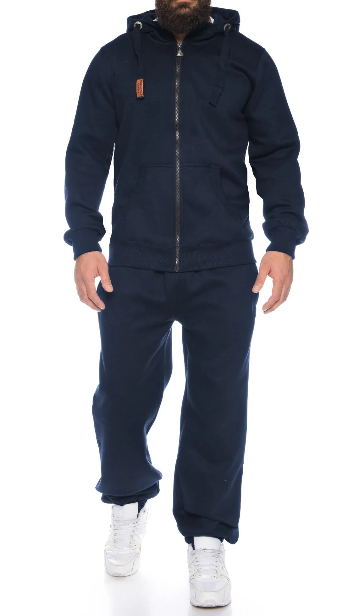 Finchman FMJS135 - Tuta da uomo Finchsuit 1, per jogging, allenamento e sport in generale blu scuro L
